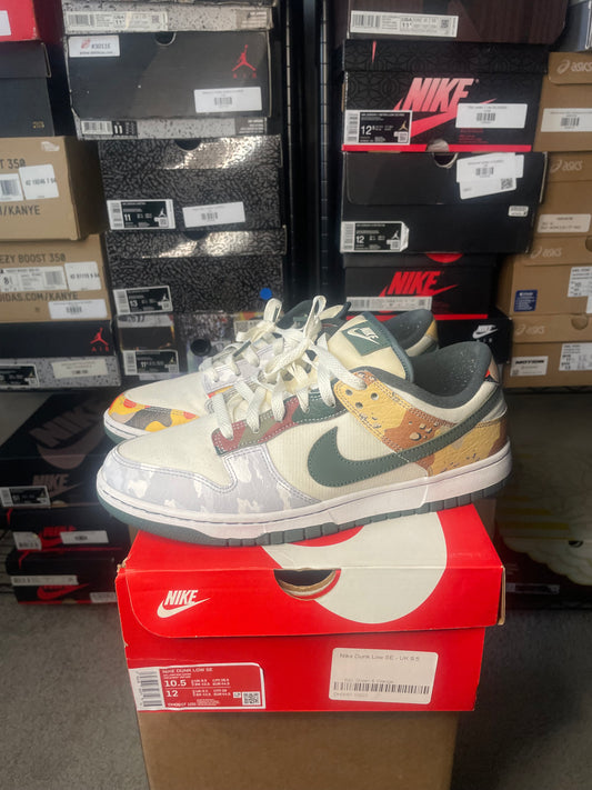Size 10.5 - Dunk Low Sail Multi-Camo