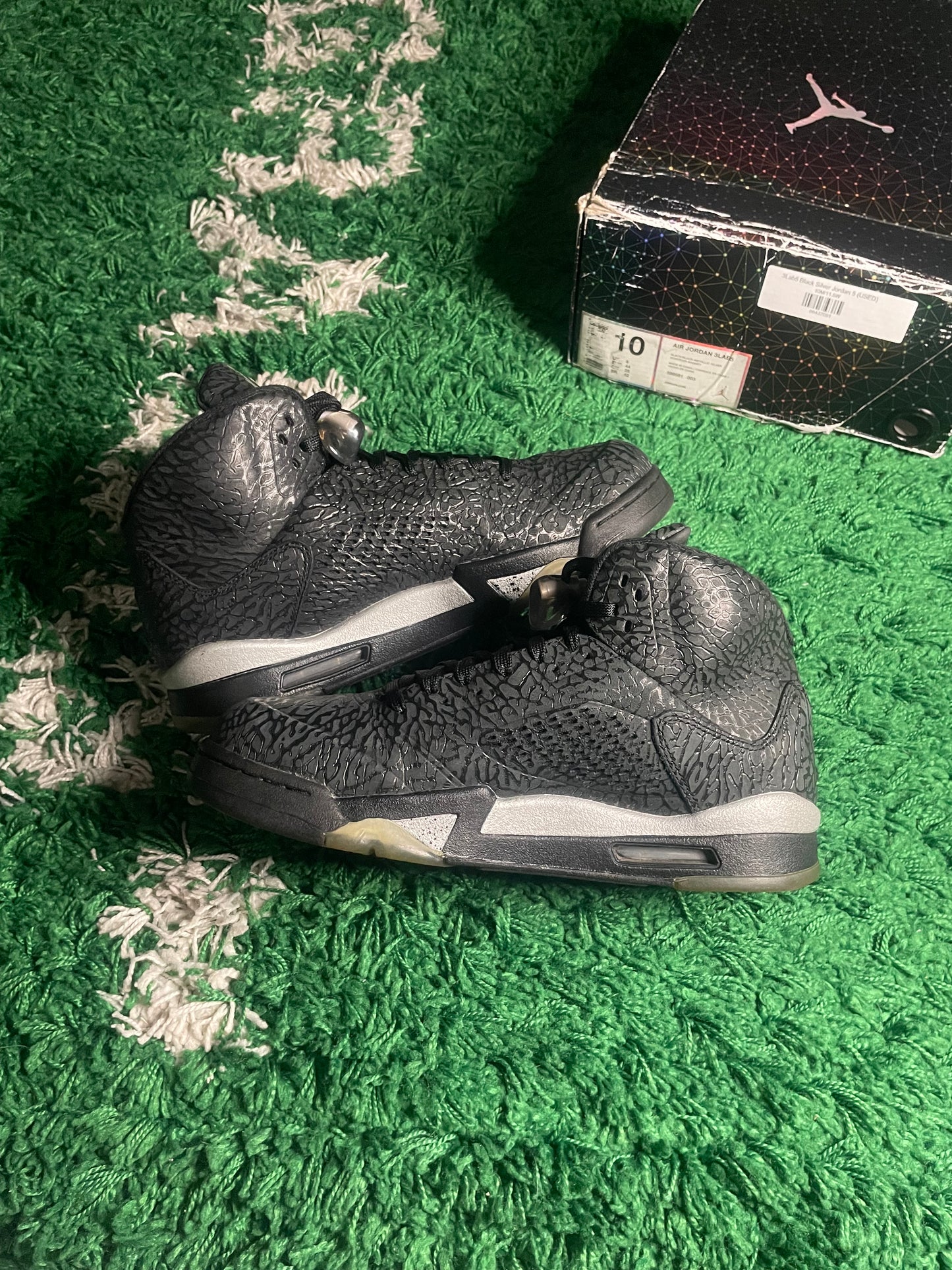 Size 10.5 - Air Jordan 5 Retro 3Lab5 Elephant Print