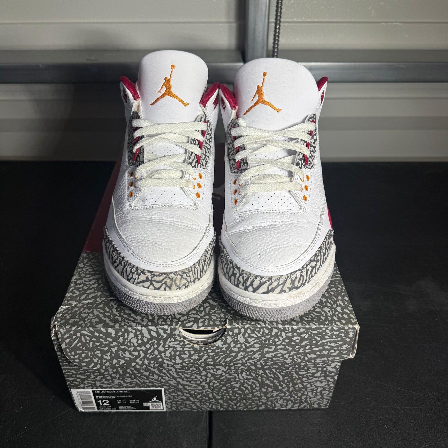 Size 12 - AJ 3 Cardinal