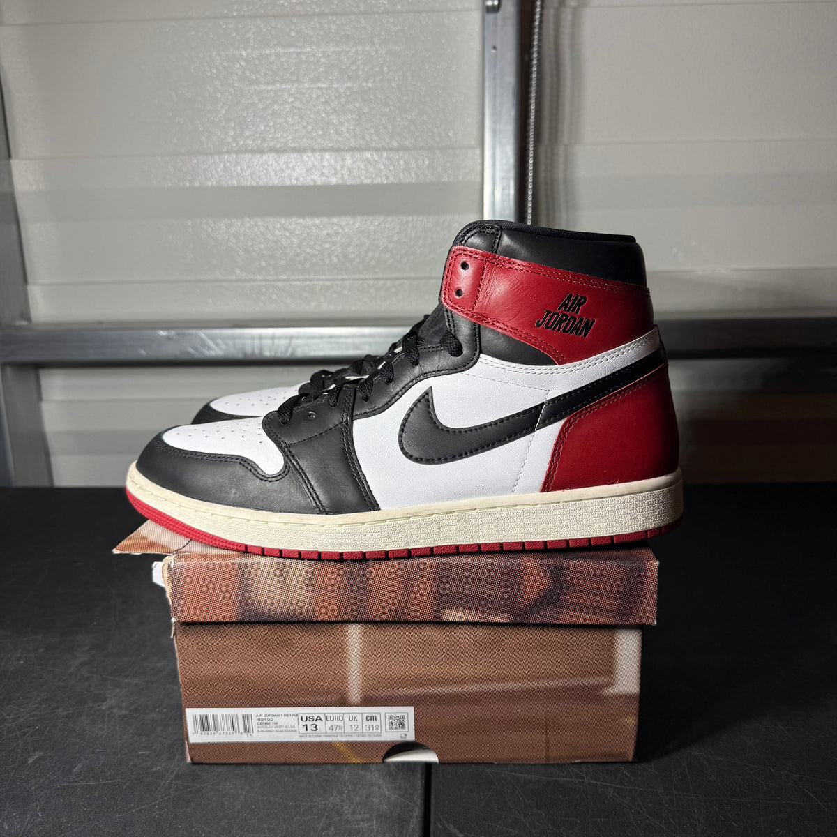 Size 13 - AJ 1 Black Toe Reimagined