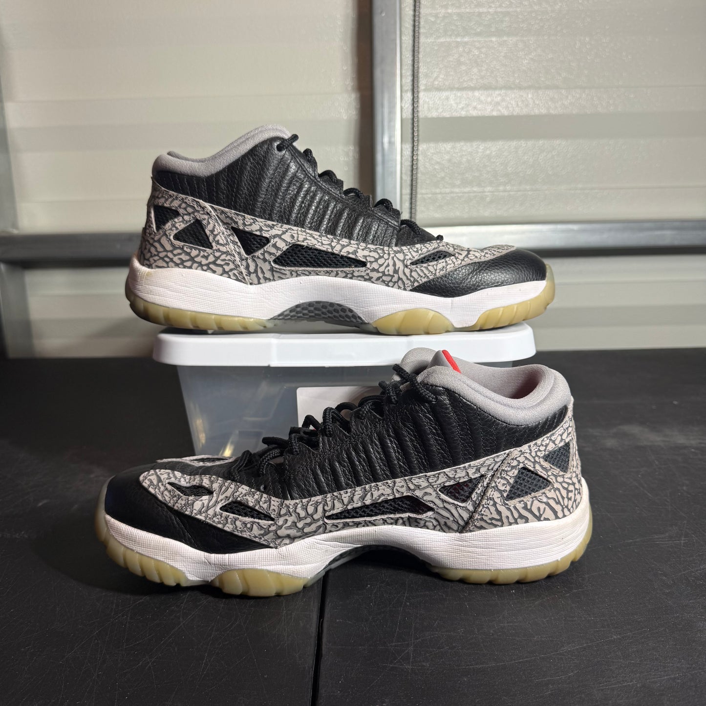 Size 11 - AJ 11 Retro IE Low Black Cement