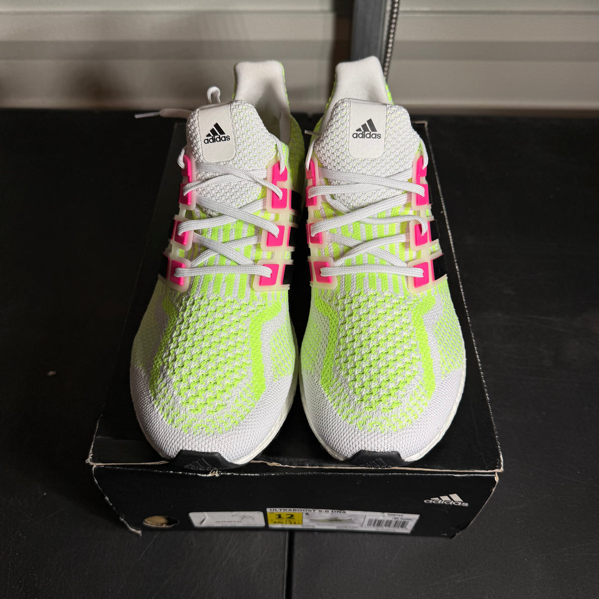 Size 12 - adidas UltraBoost 5.0 DNA Dash Grey Signal Green