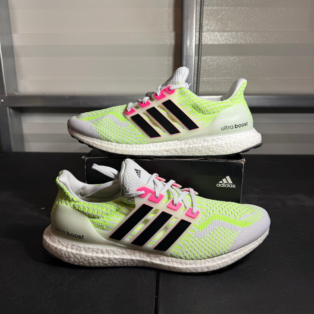 Size 12 - adidas UltraBoost 5.0 DNA Dash Grey Signal Green