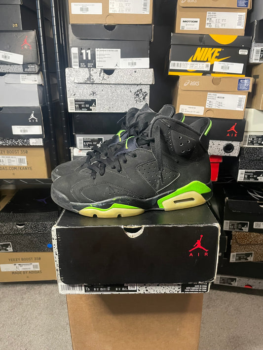 Size 7.5 - Jordan 6 Retro Electric Green 2021