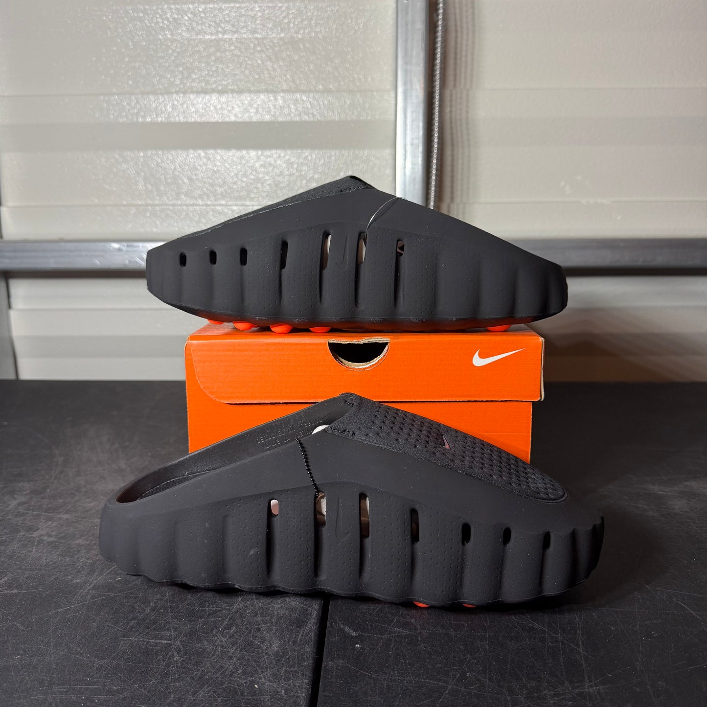 Size 12 - Nike Mind Slide Black Chrome
