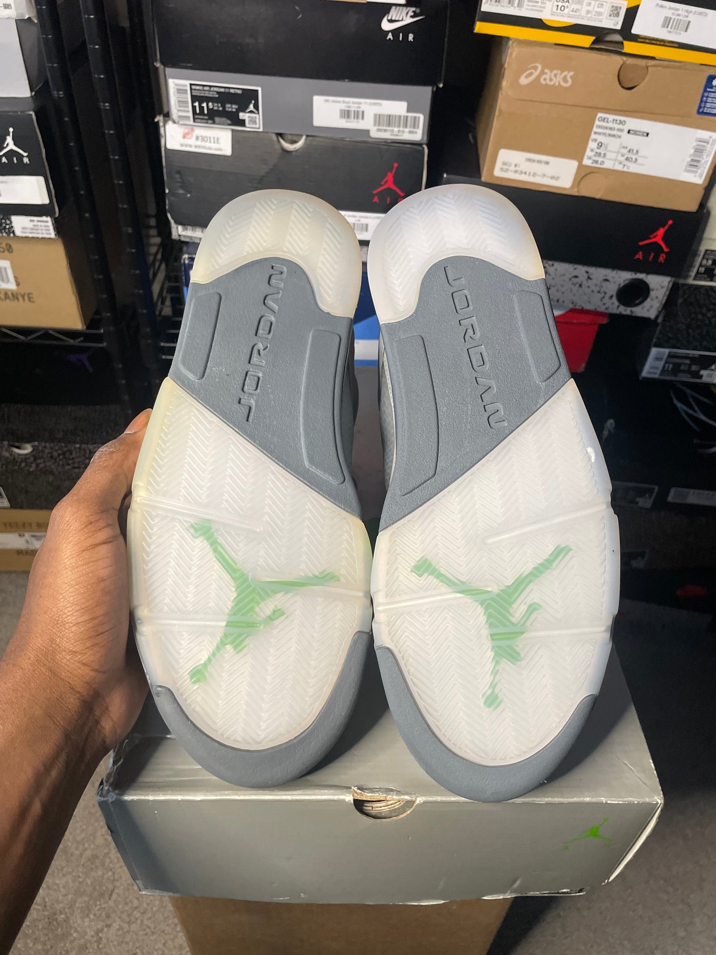 Size 12 - Jordan 5 Retro Green Bean