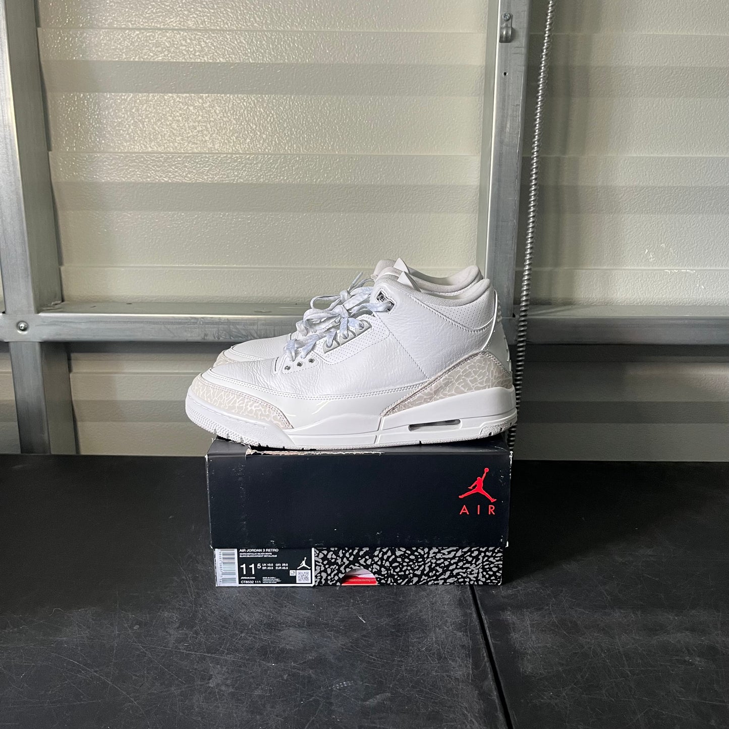 Size 11.5 - AJ 3 Pure Money