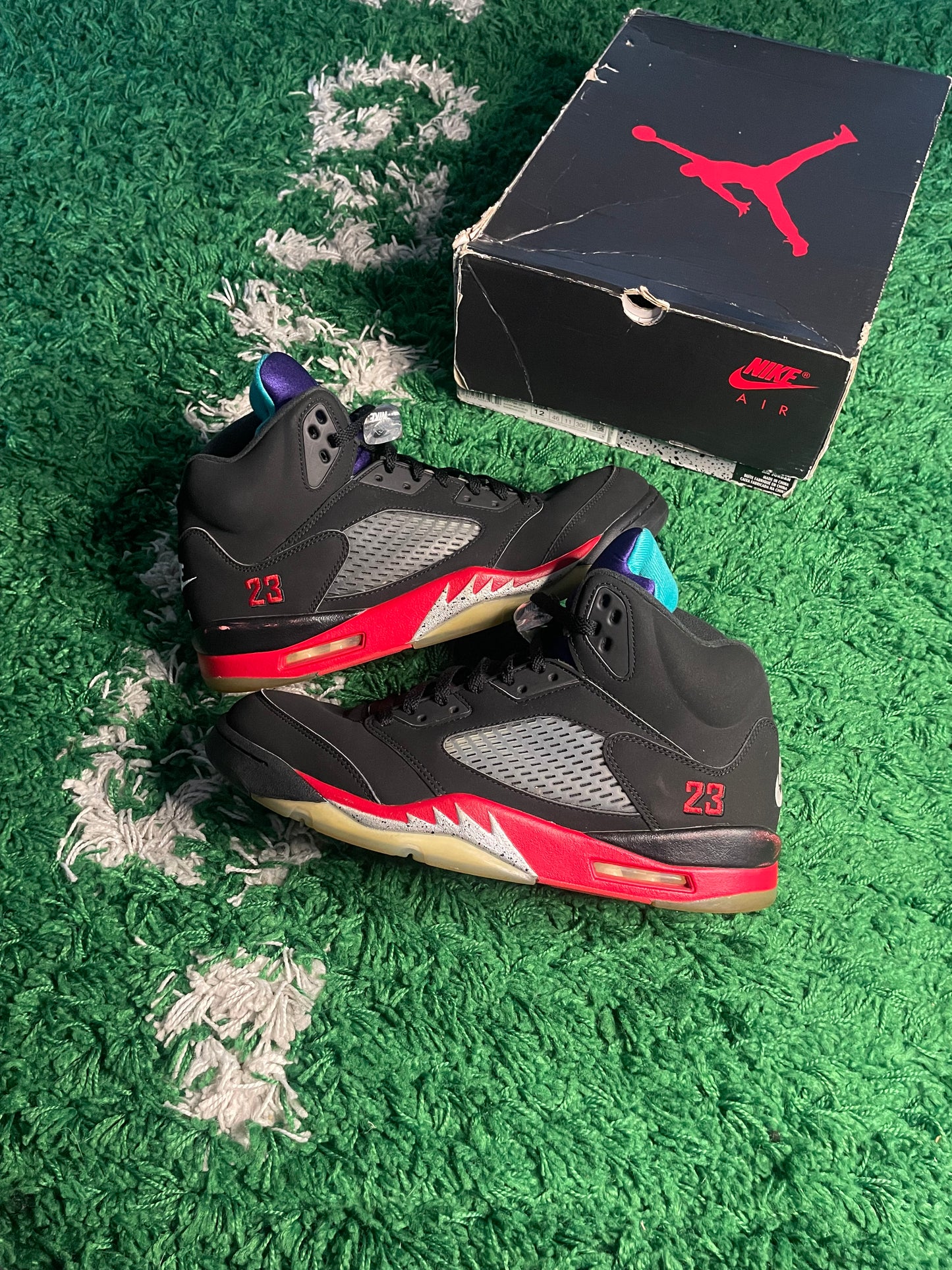 Size 12 - Jordan 5 Retro Top 3 Black 2020