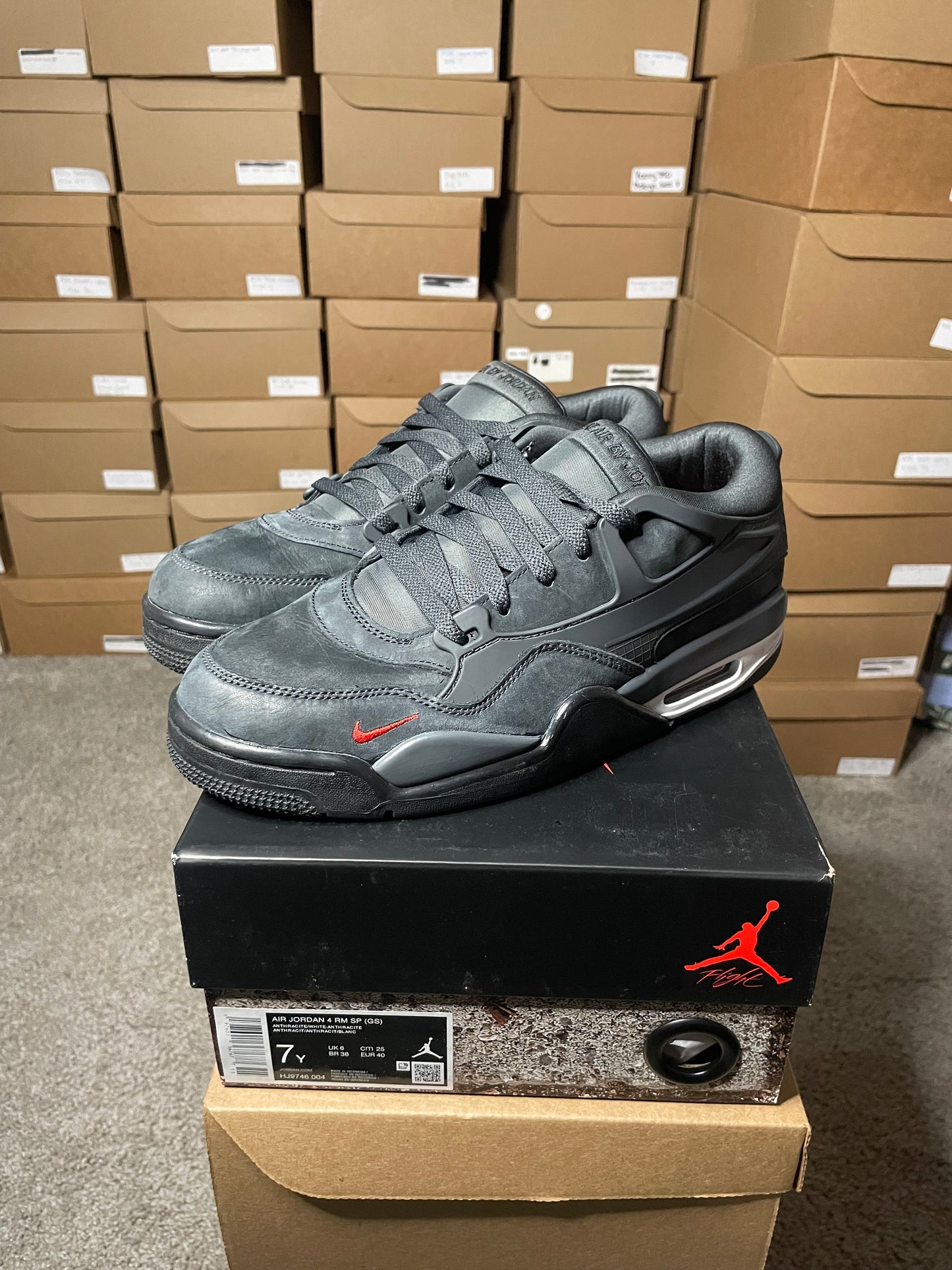 Size 7 - Nigel Sylvester x Air Jordan 4 RM SP Driveway Grey