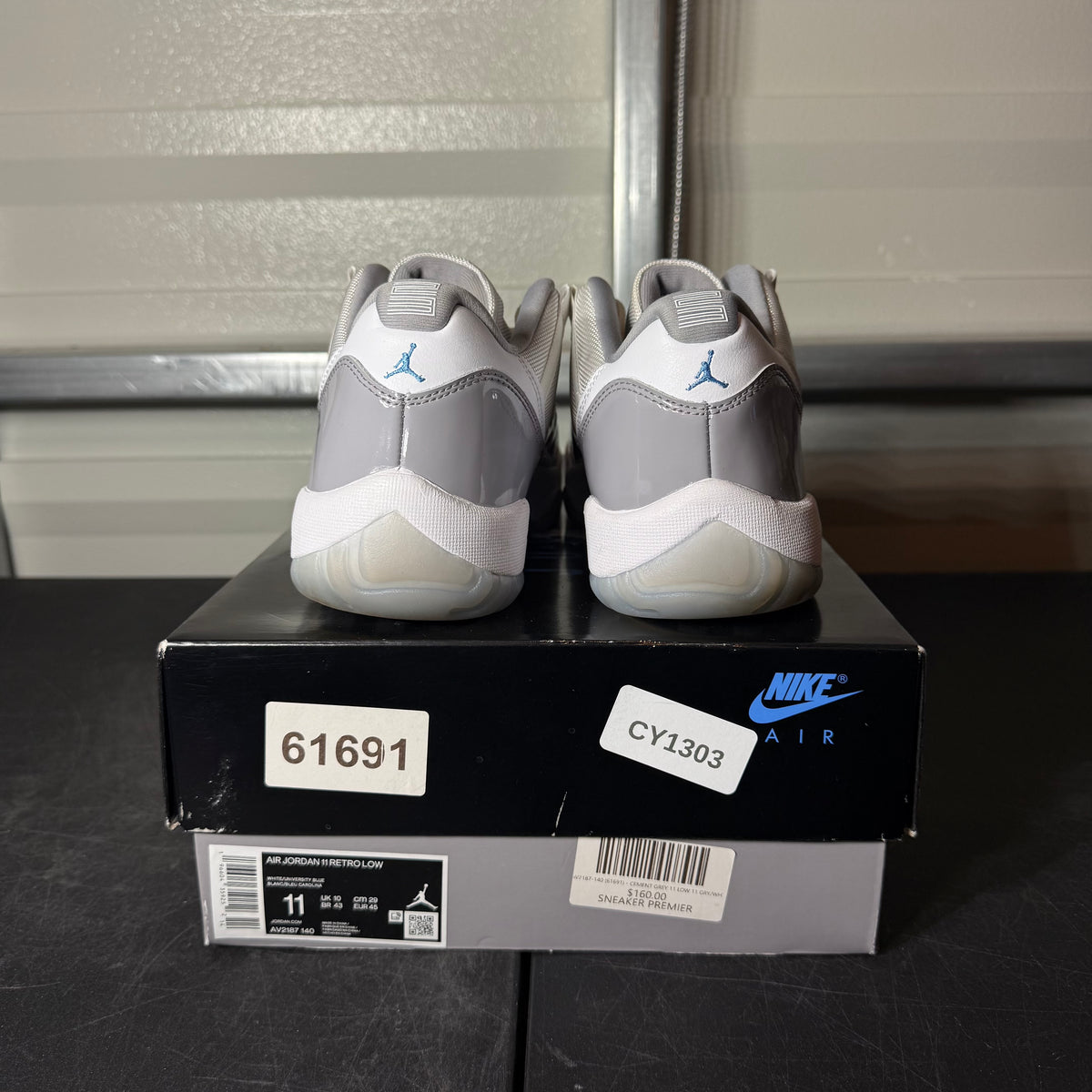 Size 11 - AJ 11 Low Cement Grey