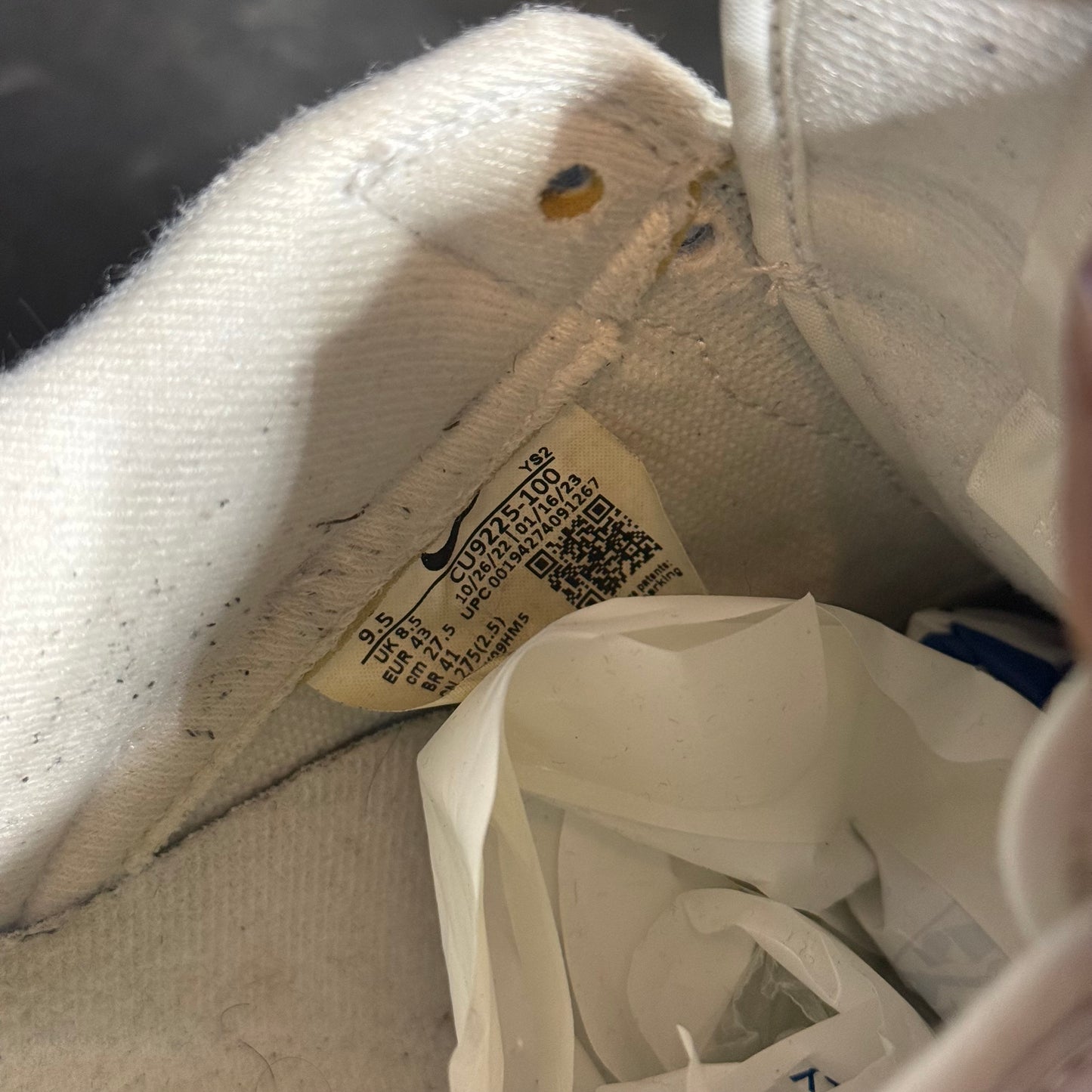 Nike Supreme White Air Force 1 (Sizes 8.5 & 9.5)