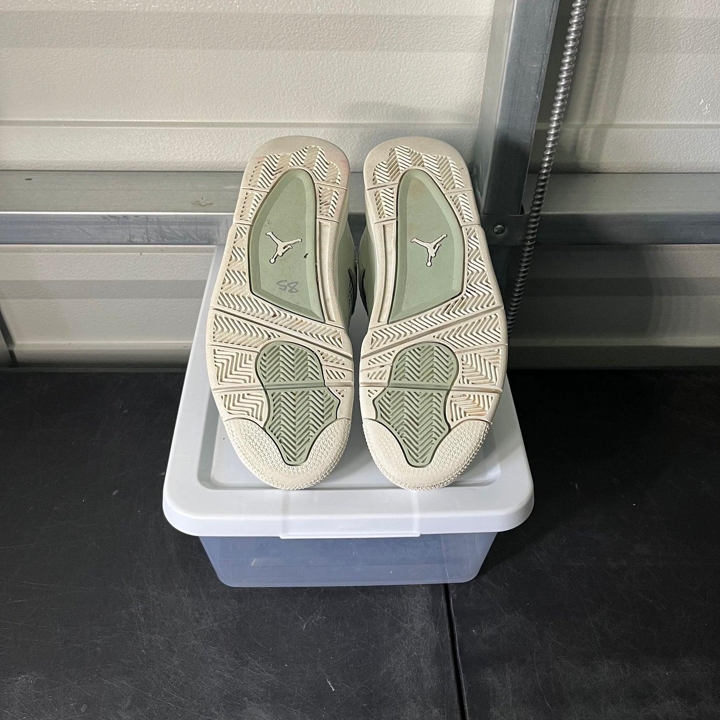 Size 11.5W - AJ 4 Seafoam