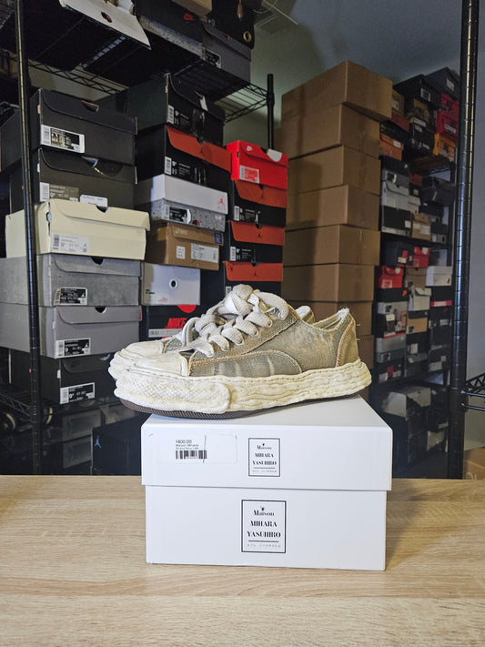 Size 11 M - Mihara Yasuhiro Peterson 23 Washed Denim Low Green