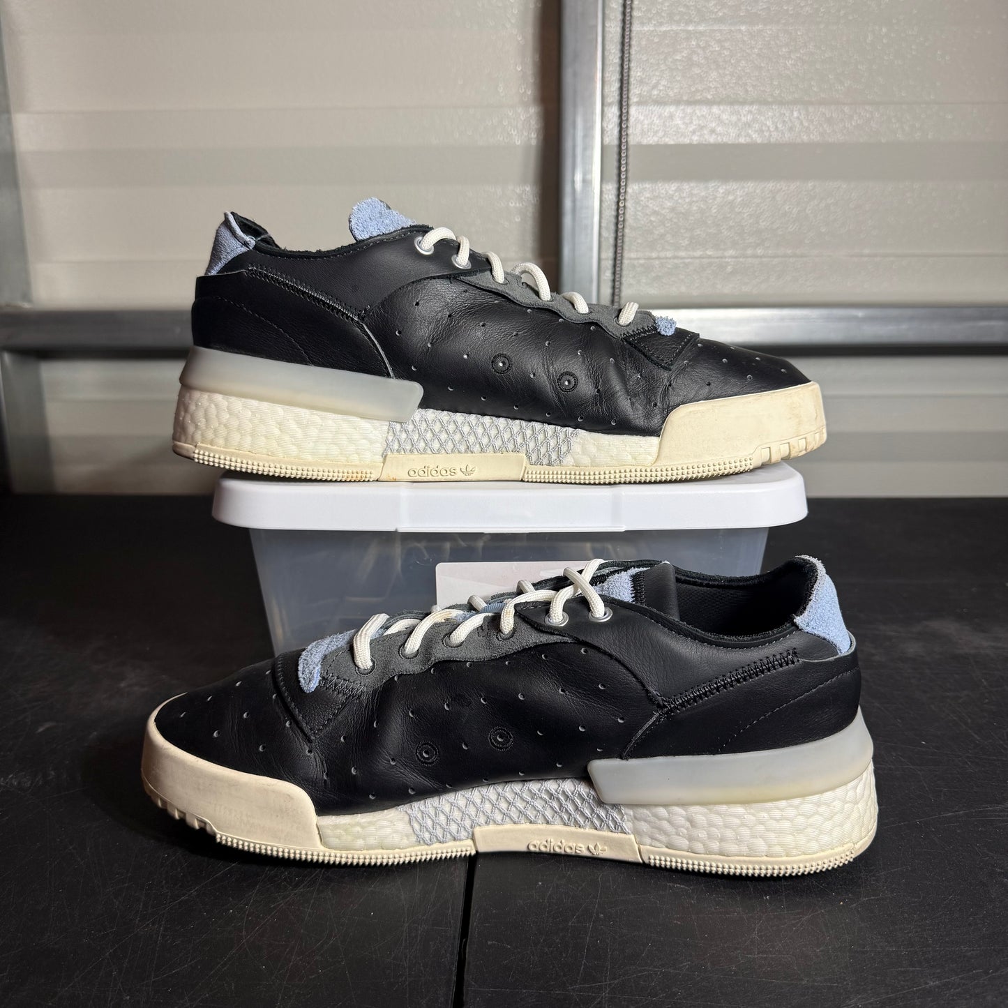 Size 10.5 - adidas Rivalry RM Low Core Black Carbon