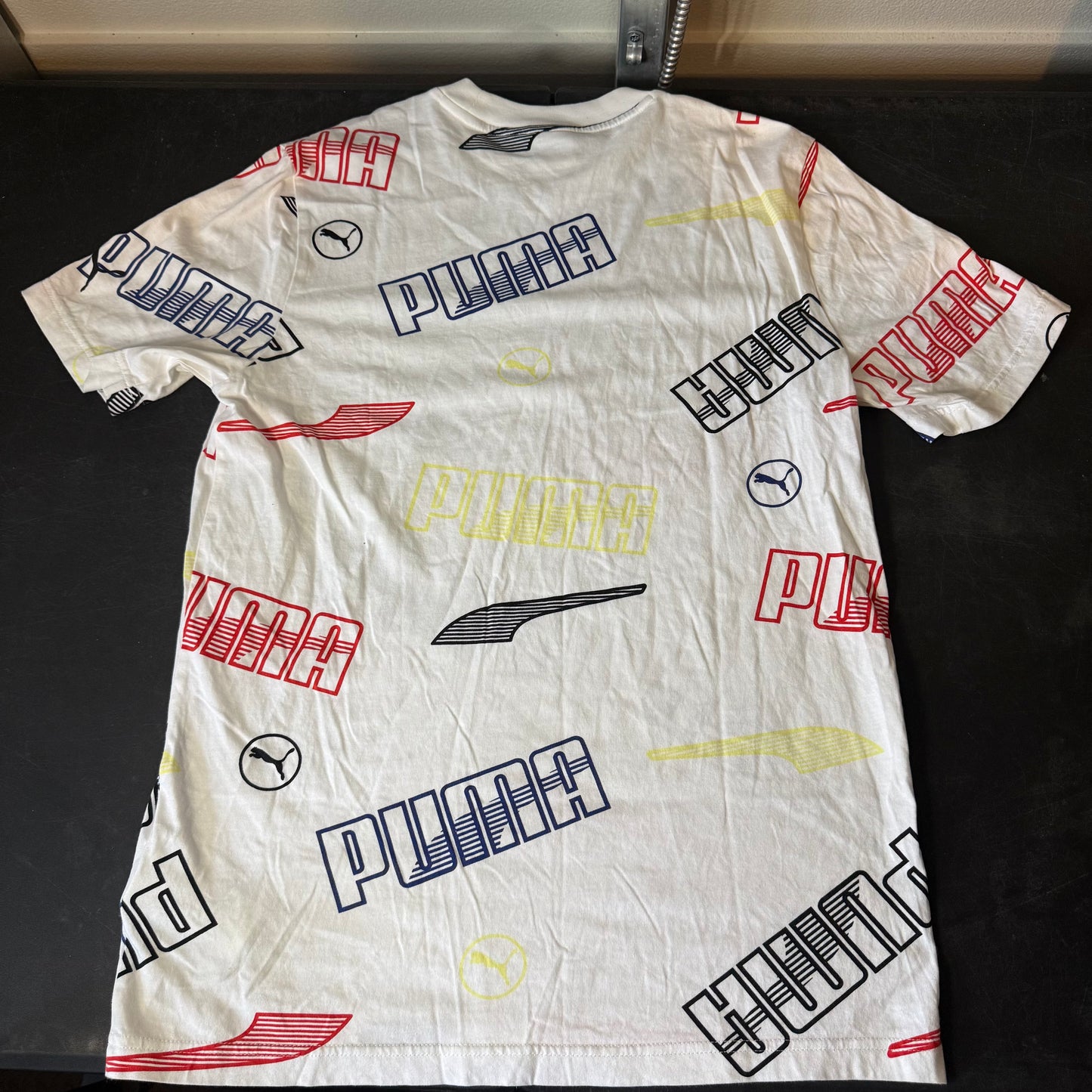 Size Small - Puma Logo White T-Shirt