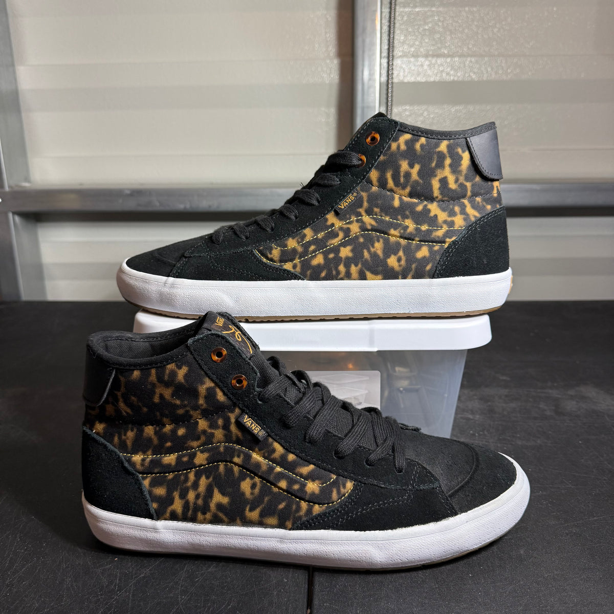 Size 12 - Vans Mid Top Animal Print