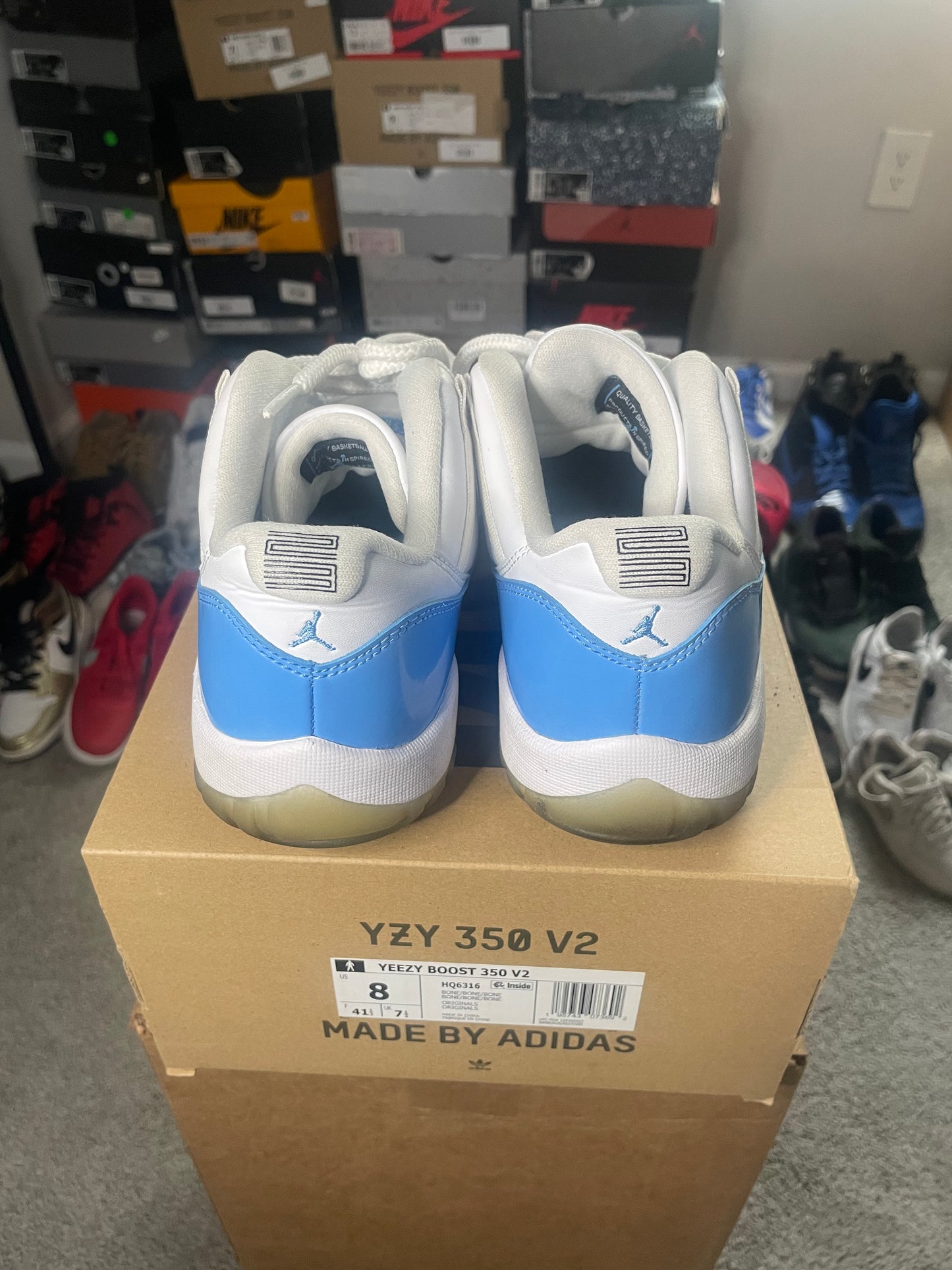 Size 8 - Jordan 11 Retro Low UNC 2017