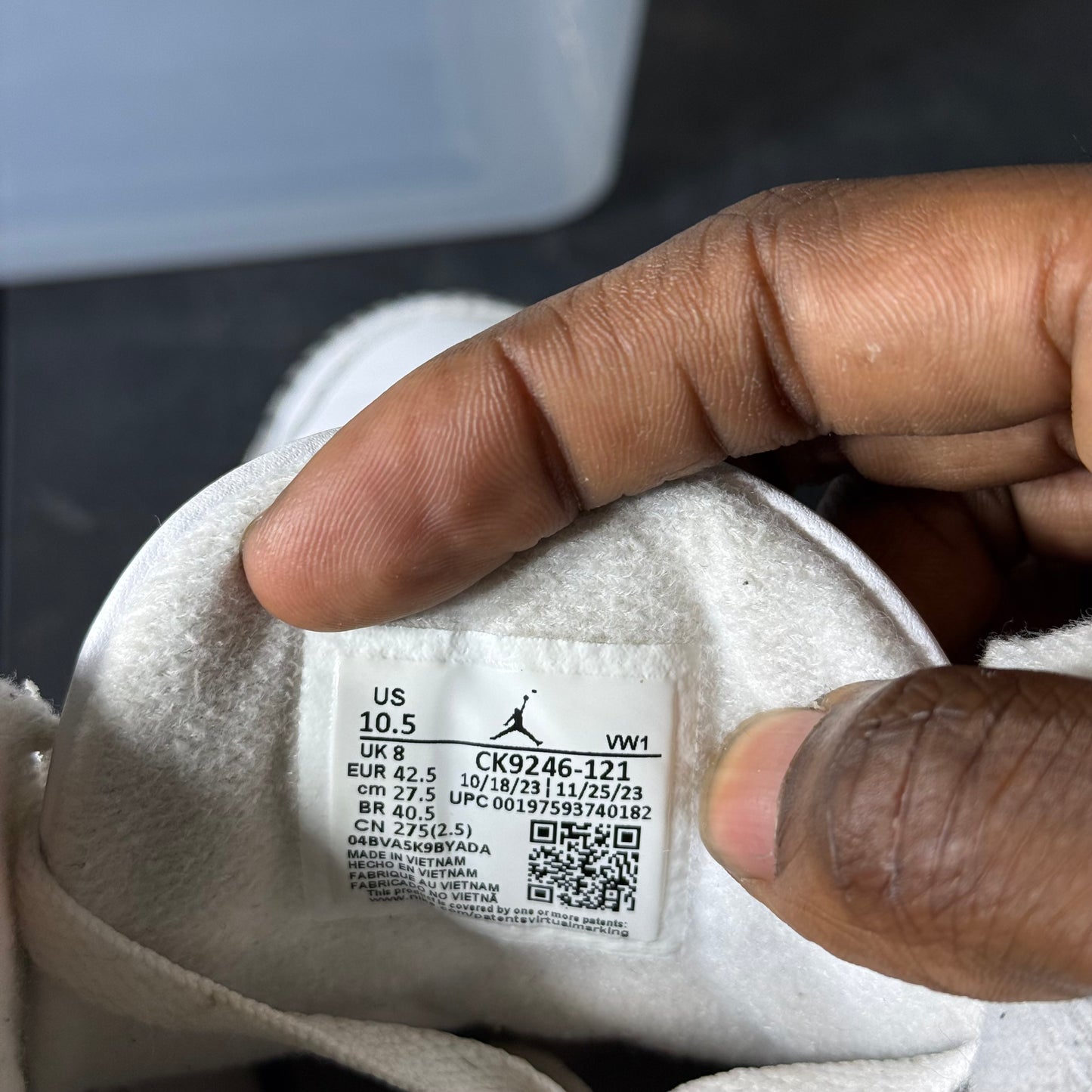 Size 10.5W - AJ 3 Georgia Peach