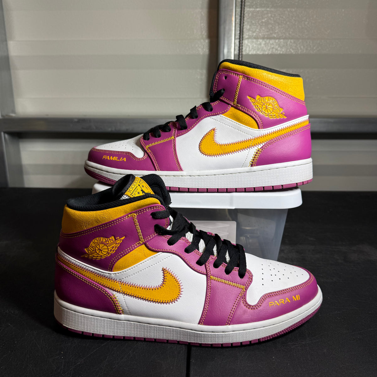 Size 12 - AJ 1 Mid Dia de Los Muertos NB