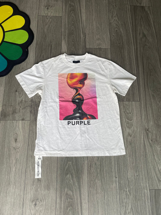 Size Large - Purple Brand Tee Black T Shirt Men’s
