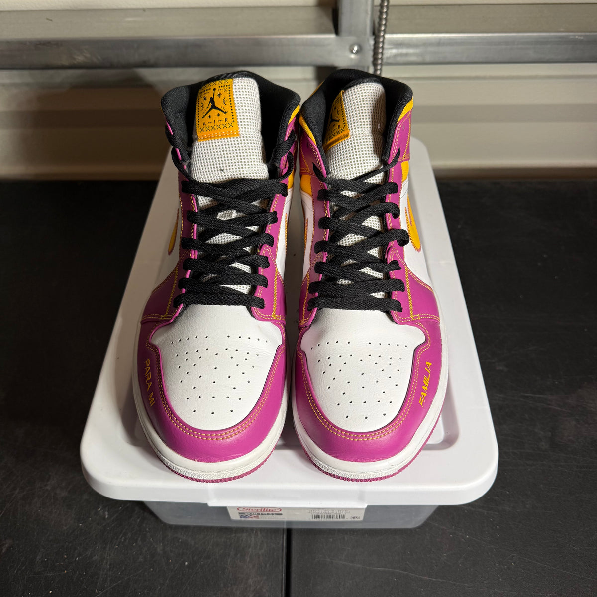 Size 12 - AJ 1 Mid Dia de Los Muertos NB
