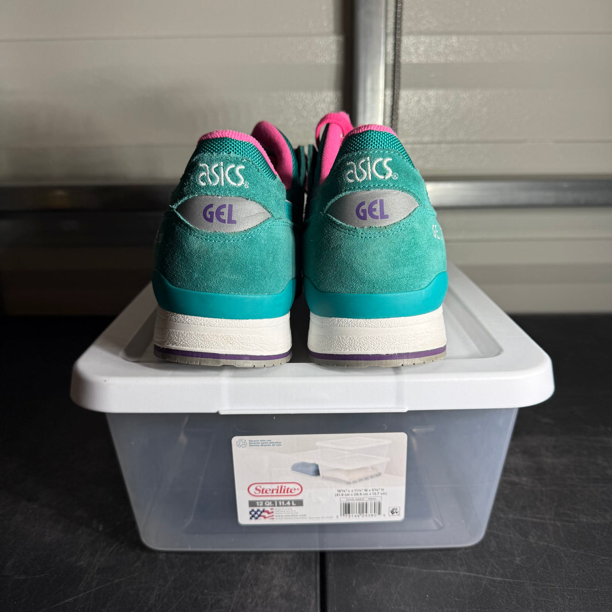 Size 12 - Asics Gel Lyte 3 Tropical Green nb