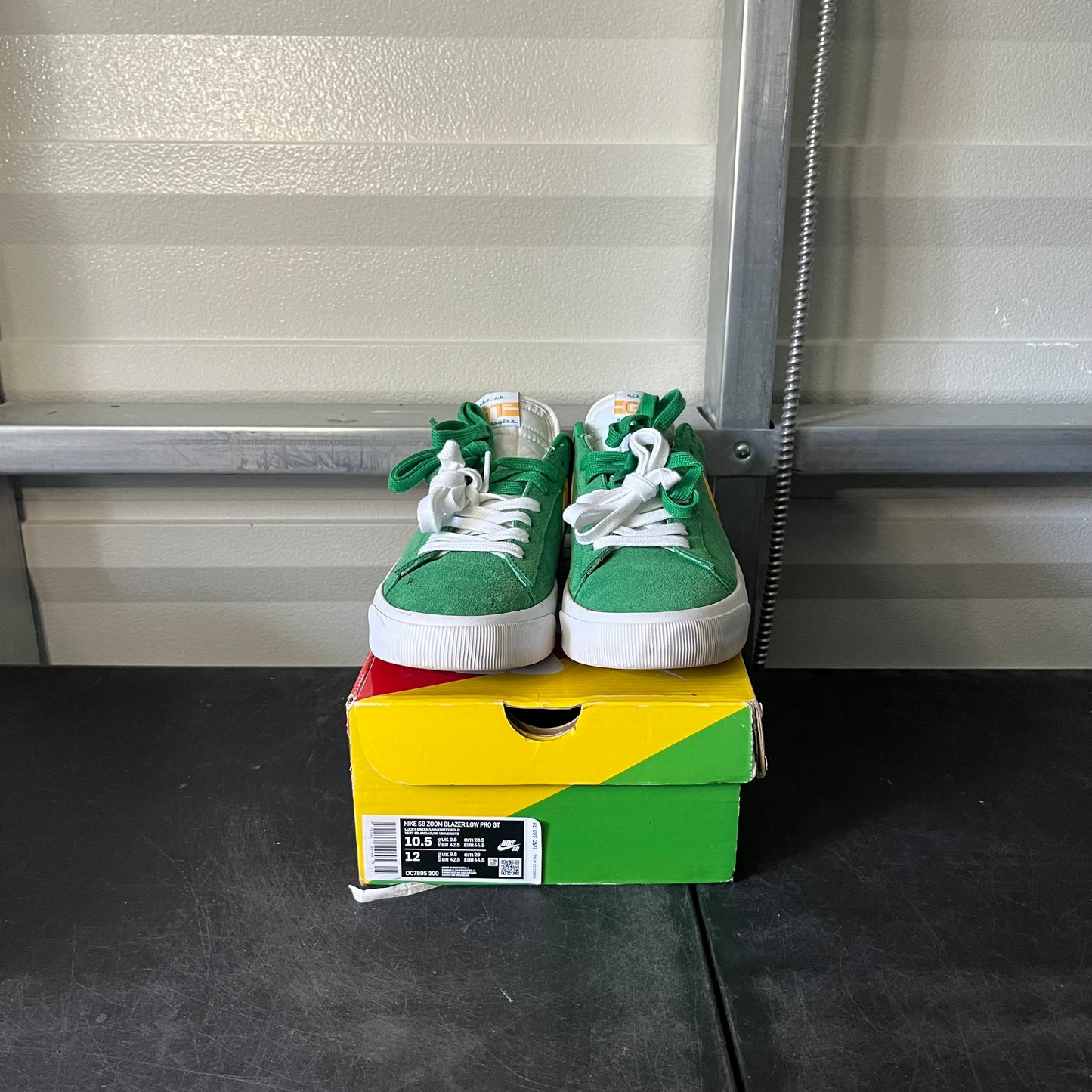 Size 10.5 - Nike Blazer Low Lucky Green University Gold