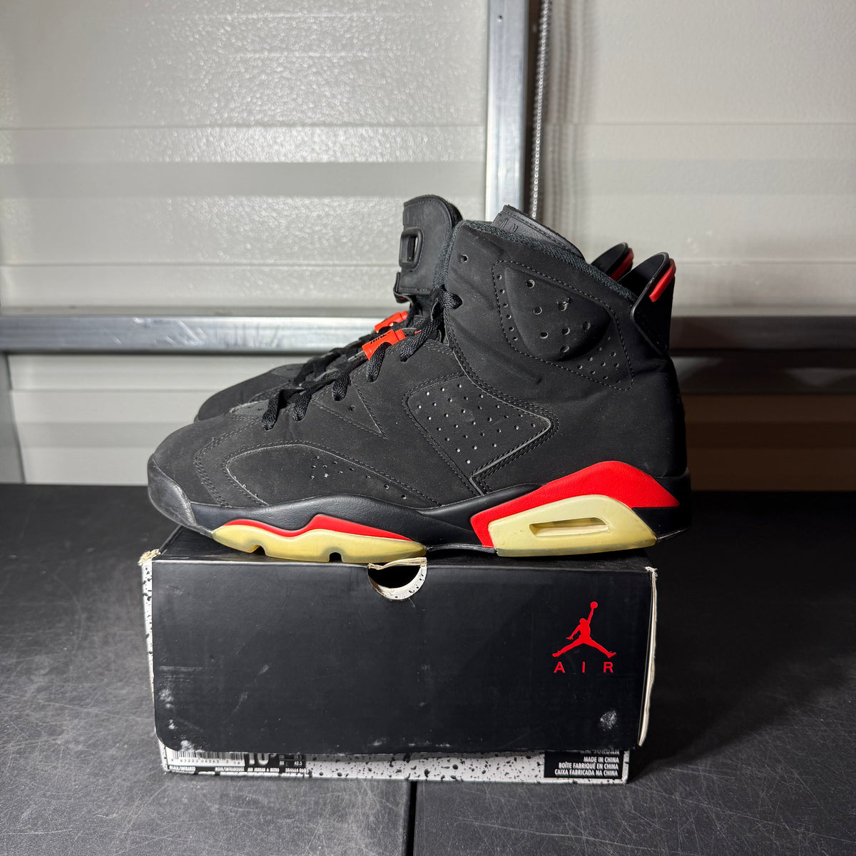 Size 10.5 - AJ 6 Black Infrared 2019 Release