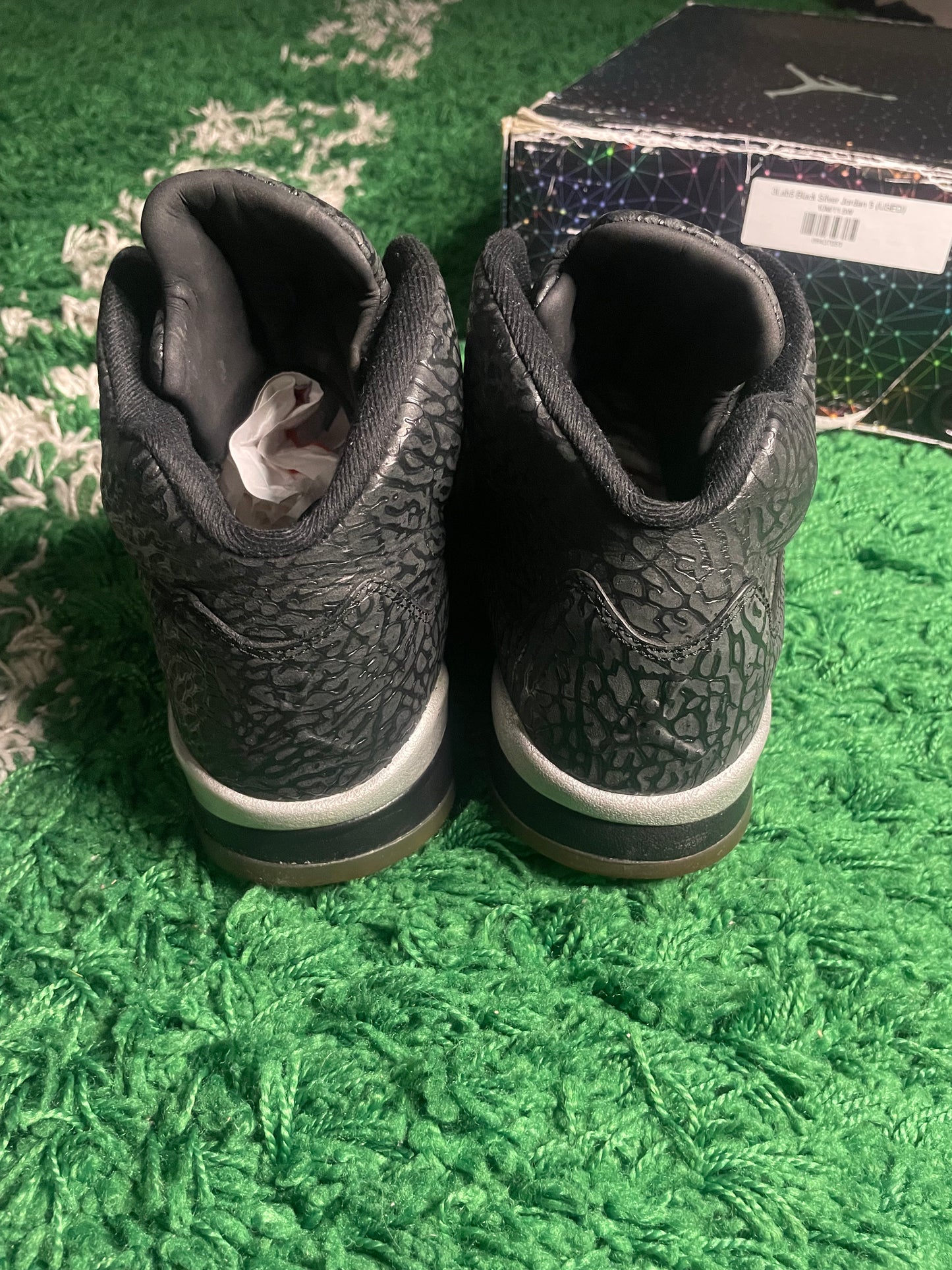 Size 10.5 - Air Jordan 5 Retro 3Lab5 Elephant Print