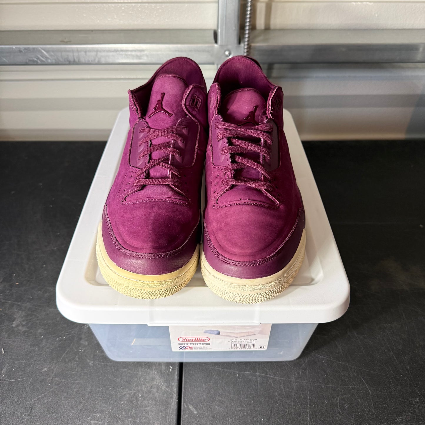 Size 12W - AJ 3 Bordeaux