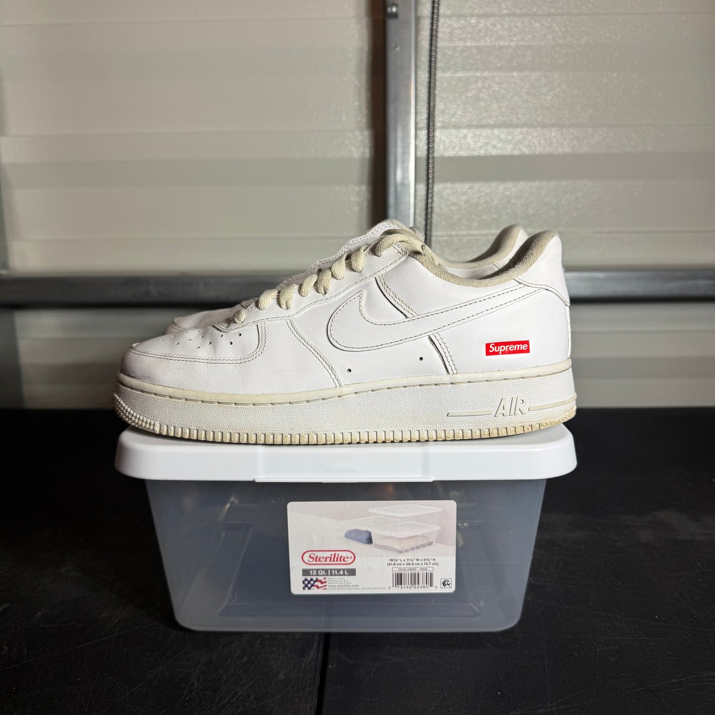 Nike Supreme White Air Force 1 (Sizes 8.5 & 9.5)