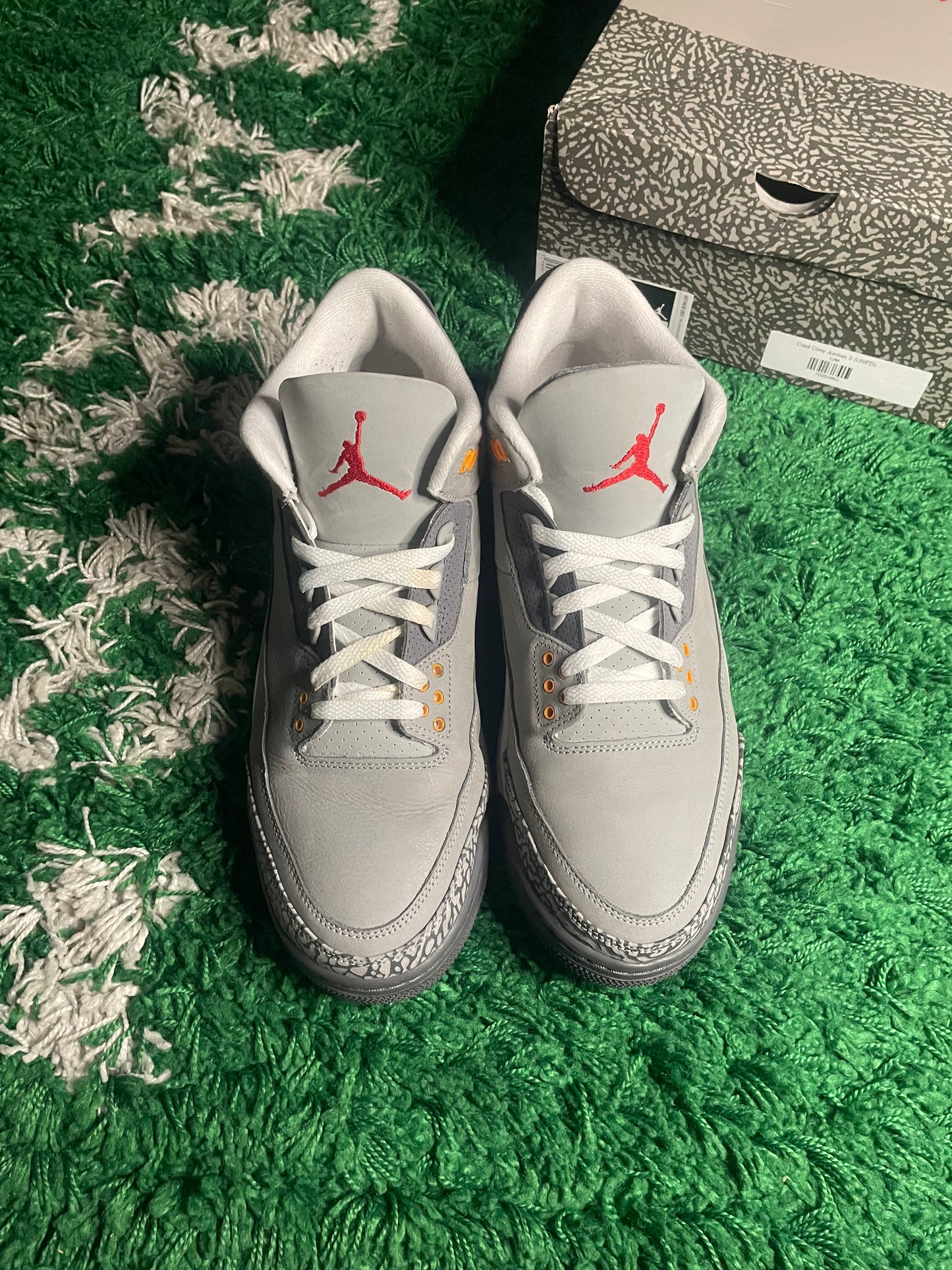 Size 12 - Jordan 3 Retro Mid Cool Grey