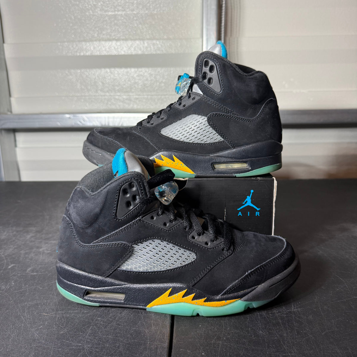Size 8 - AJ 5 Aqua