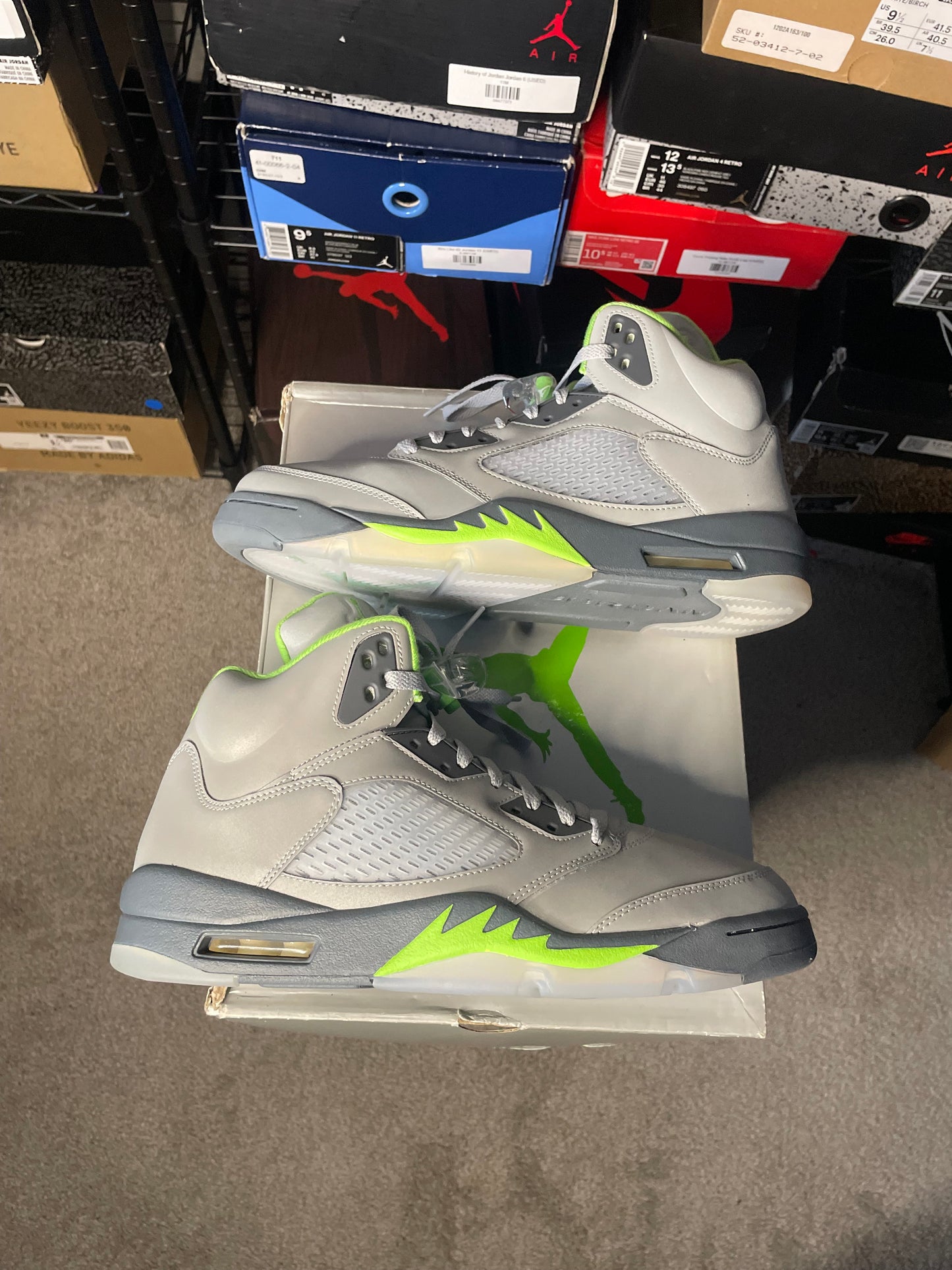 Size 12 - Jordan 5 Retro Green Bean