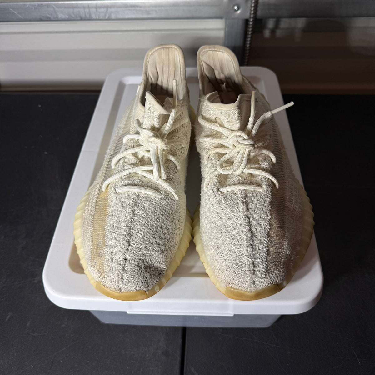 Size 10 - Yeezy 350 Bone