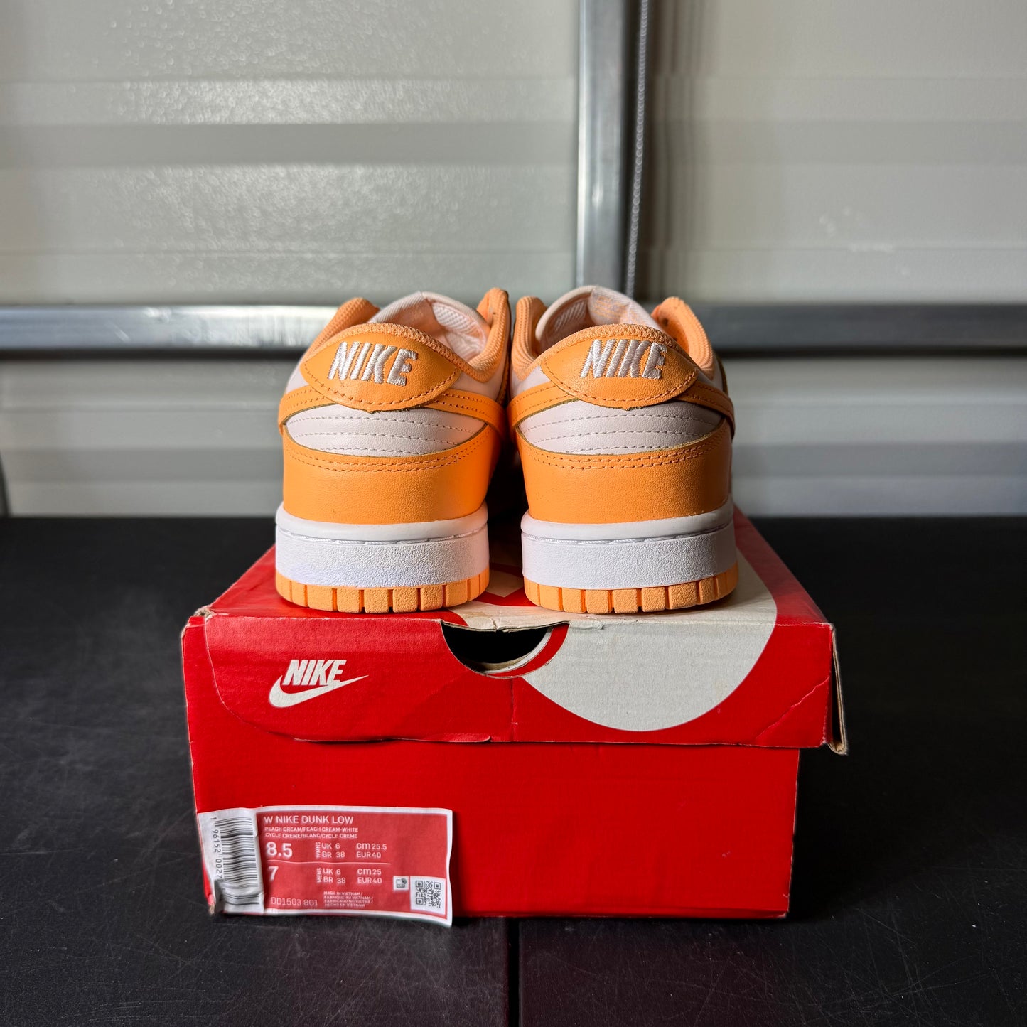 Size 8.5W - Dunk Peach Cream