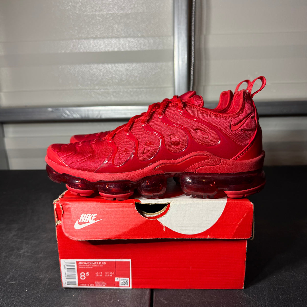 Size 8.5 - VaporMax Plus Triple Red