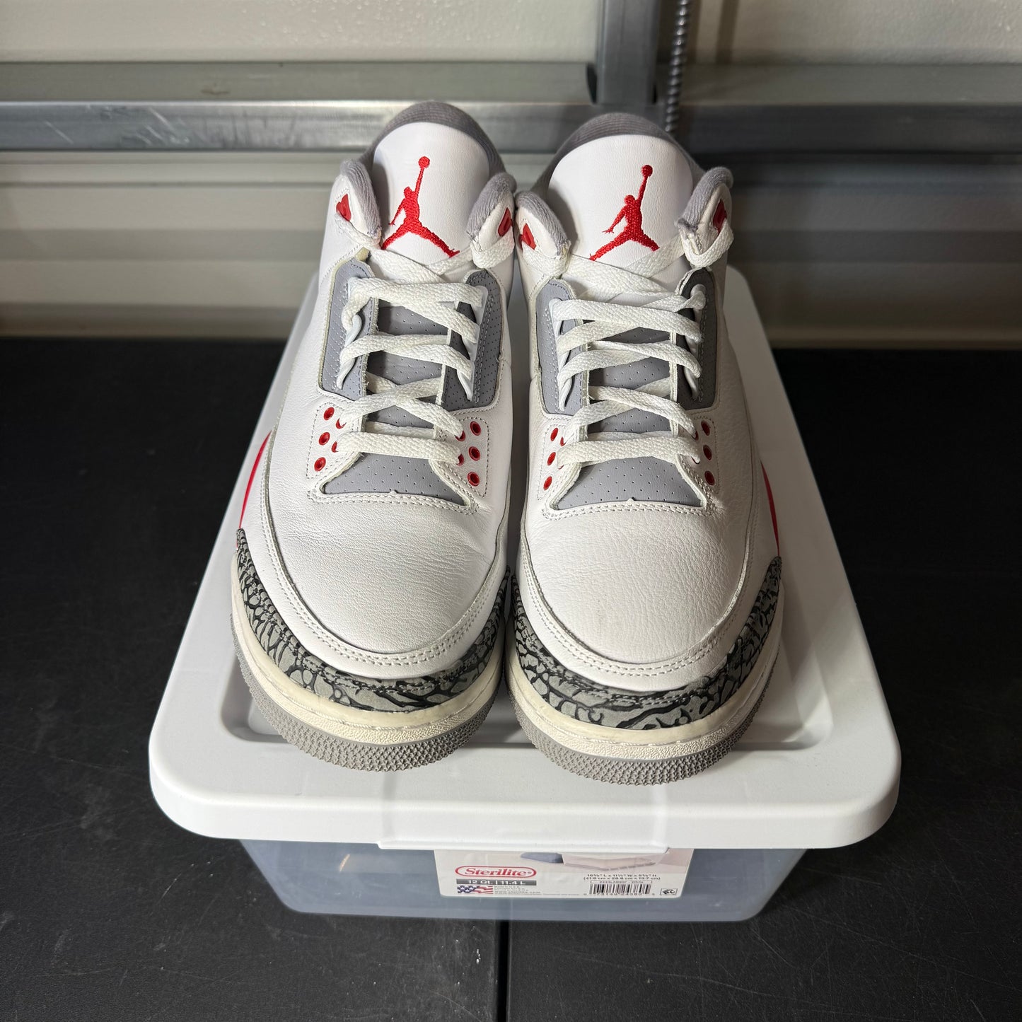 Size 12 - AJ 3 Fire Red
