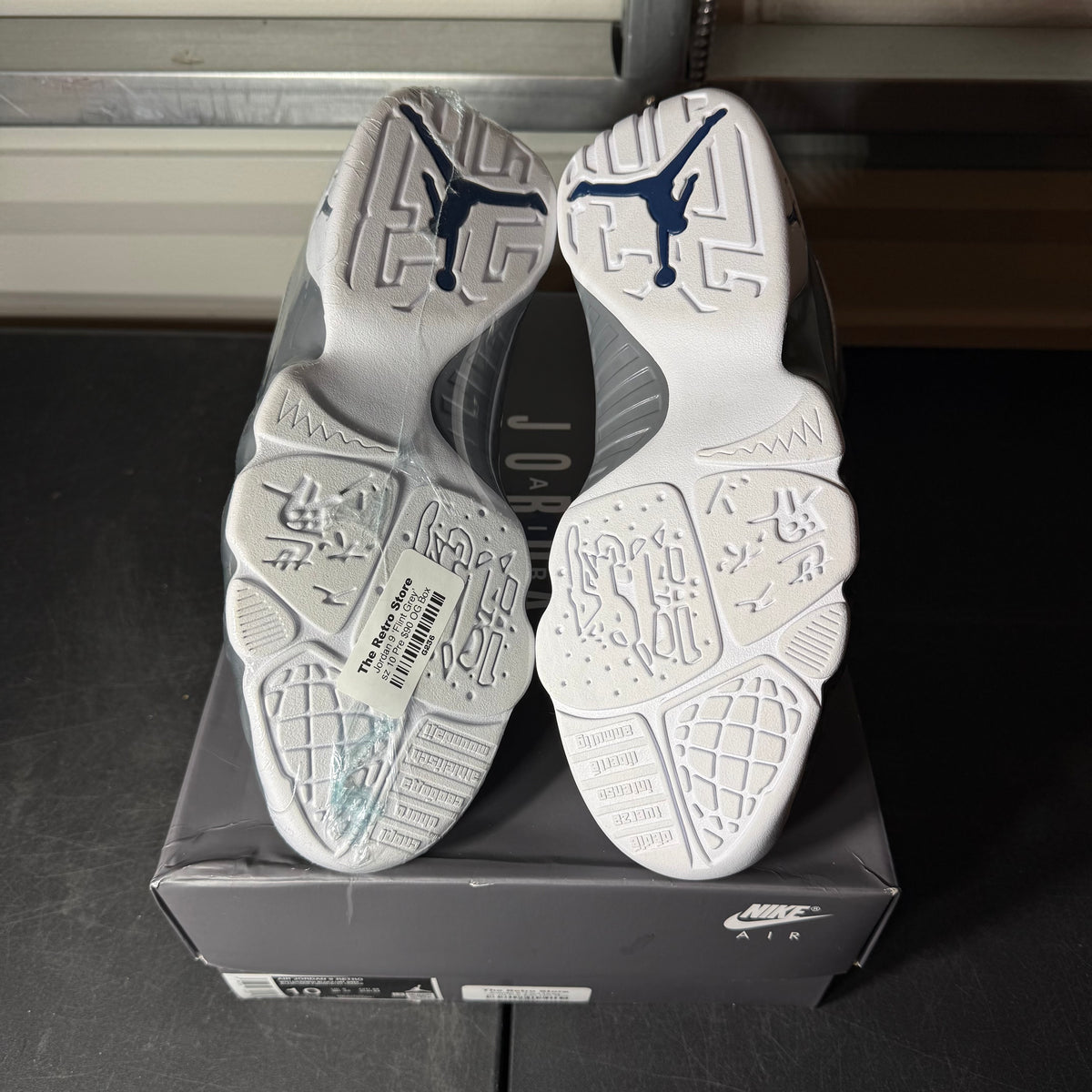 Size 10 - AJ 9 Flint Grey French Blue