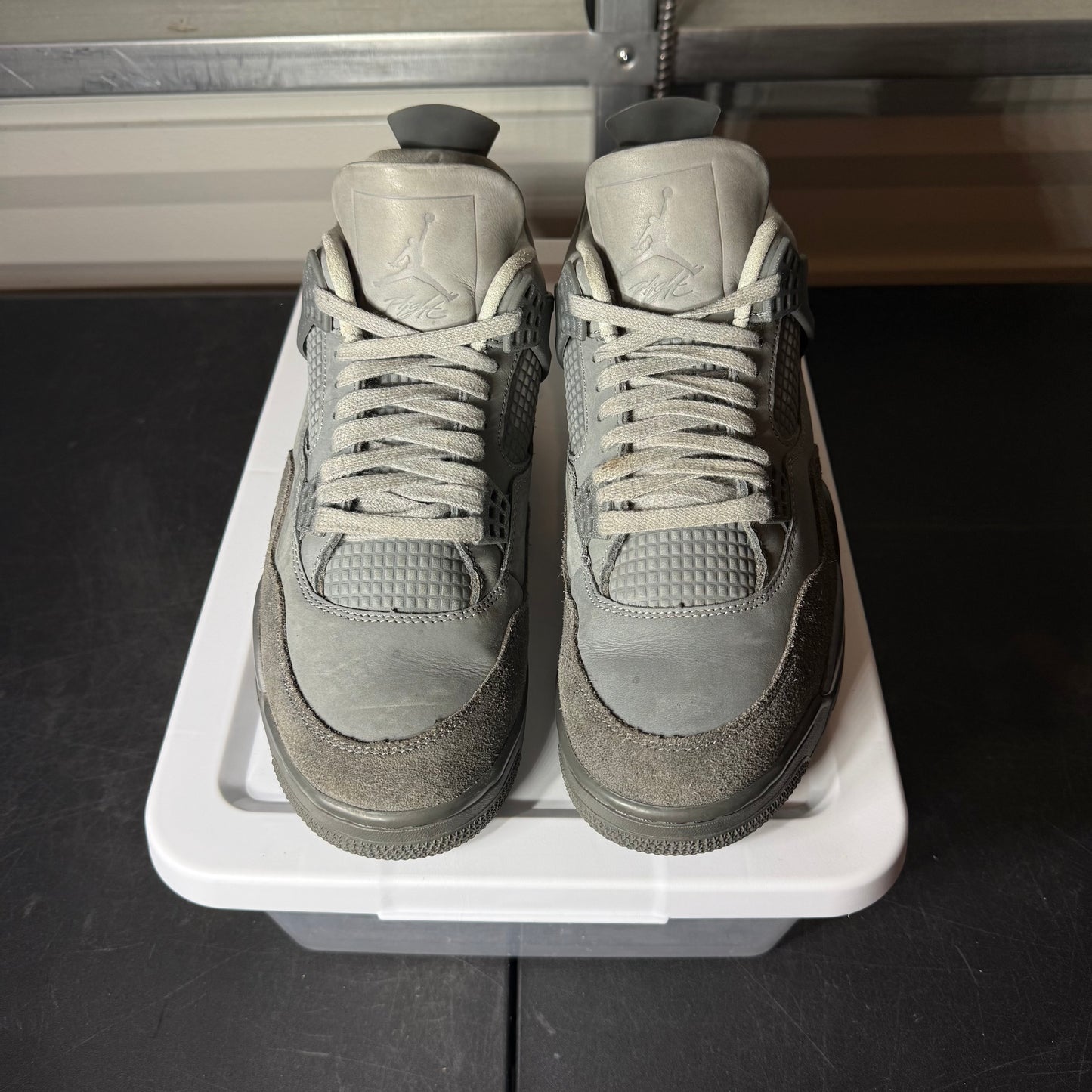 Size 10.5 - AJ 4 Wet Cement