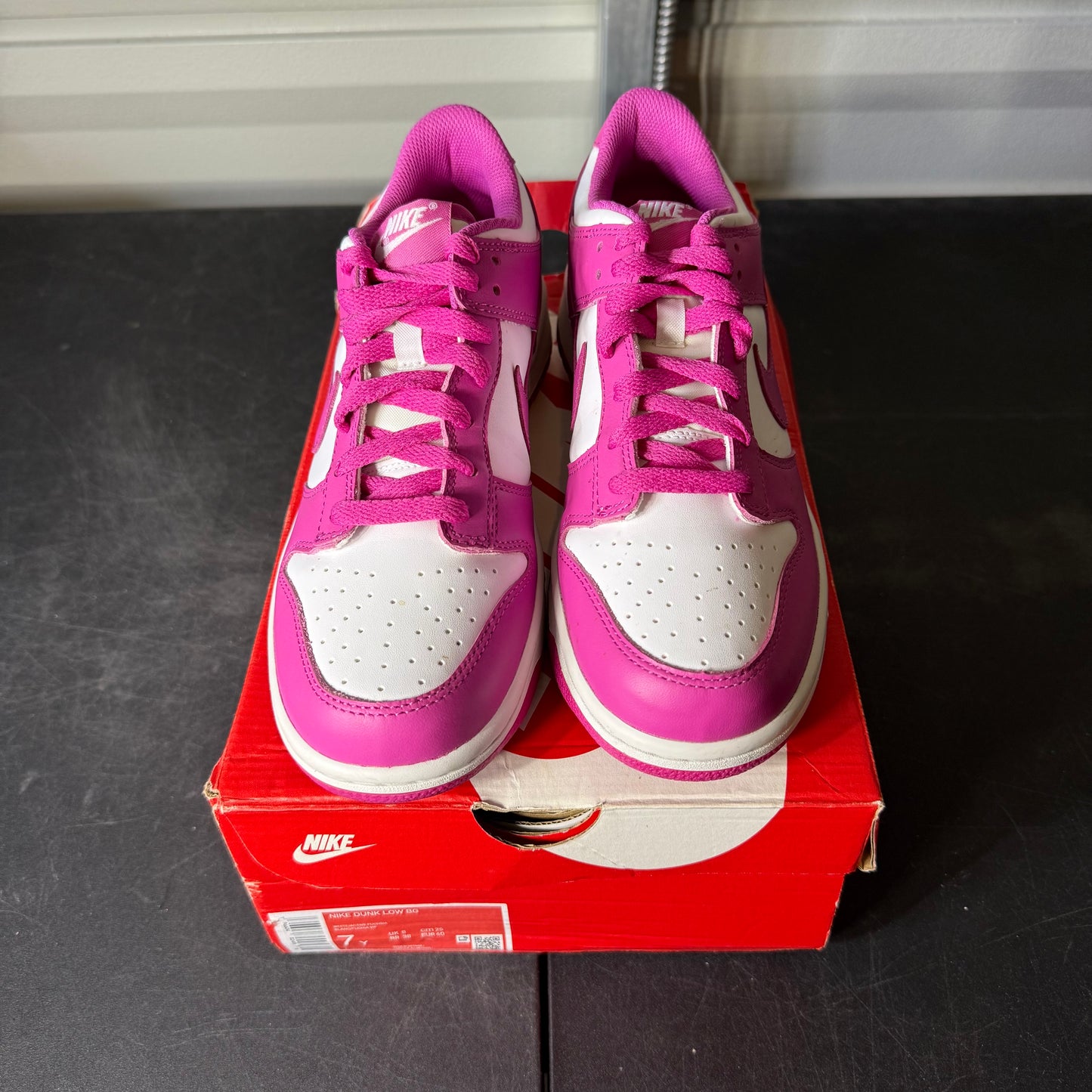 Size 7Y - Dunk Low Fuchsia