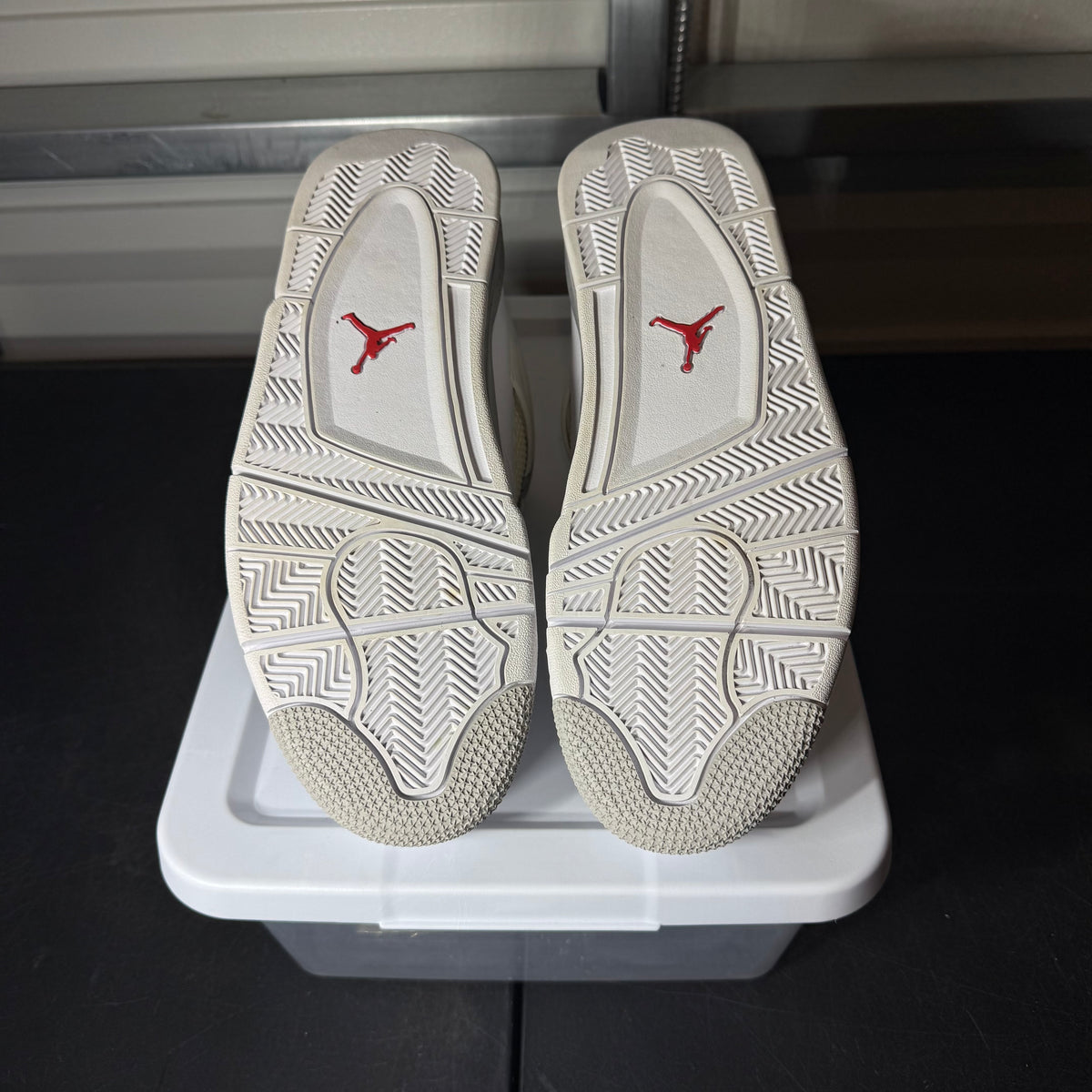 Size 11.5 - AJ 4 White Oreo