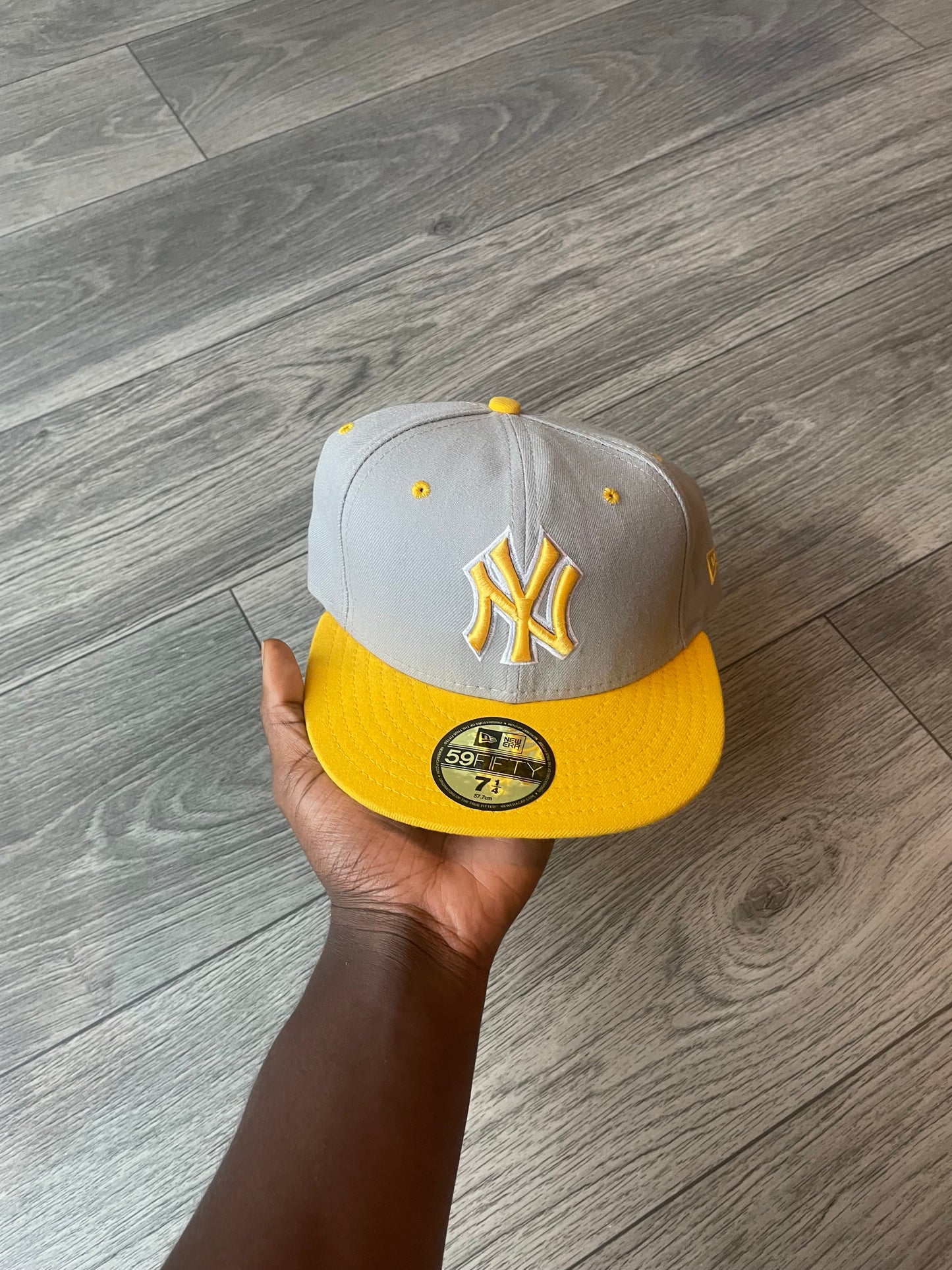 NYC Fitted Hat Yellow