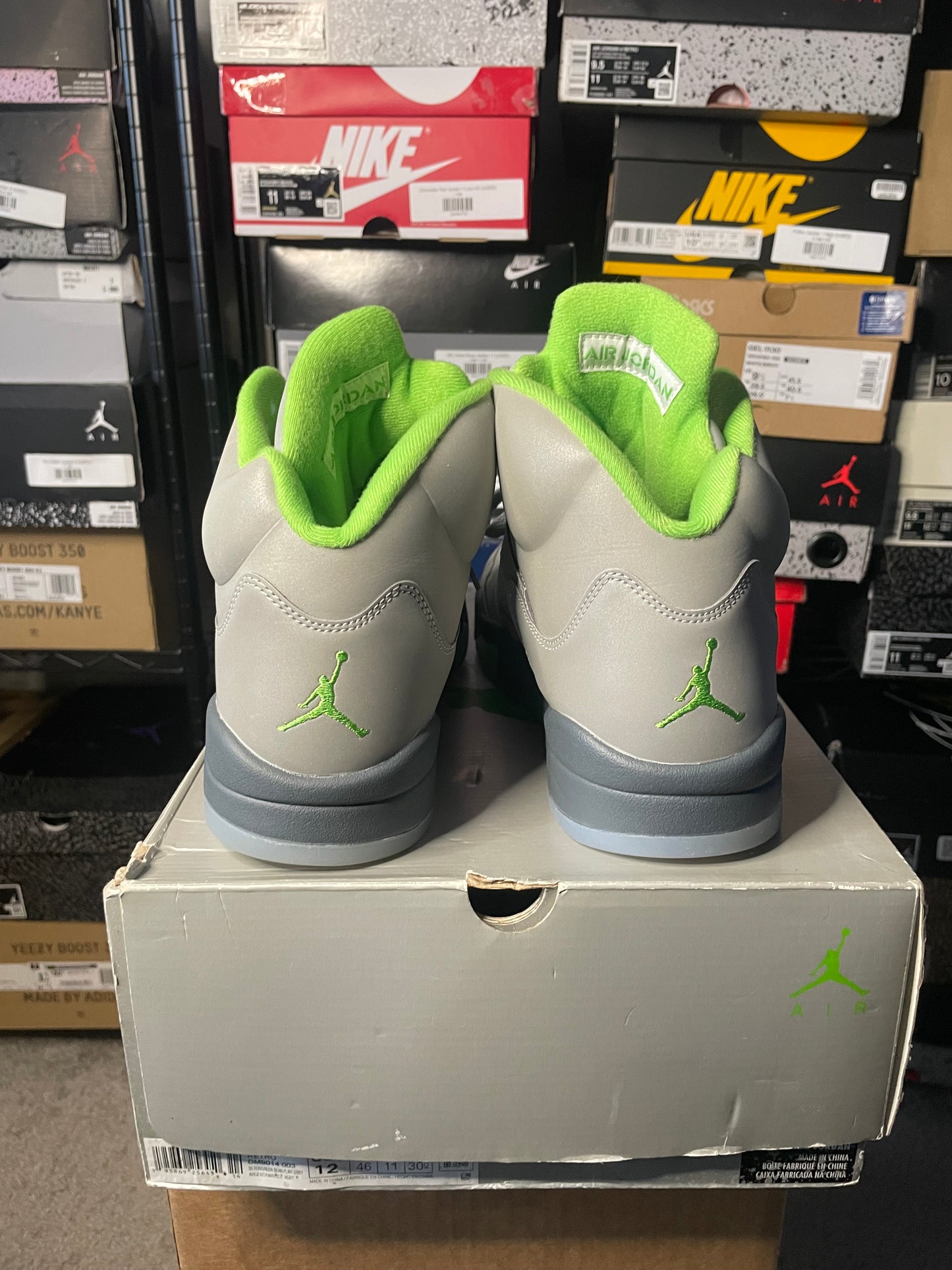 Size 12 - Jordan 5 Retro Green Bean