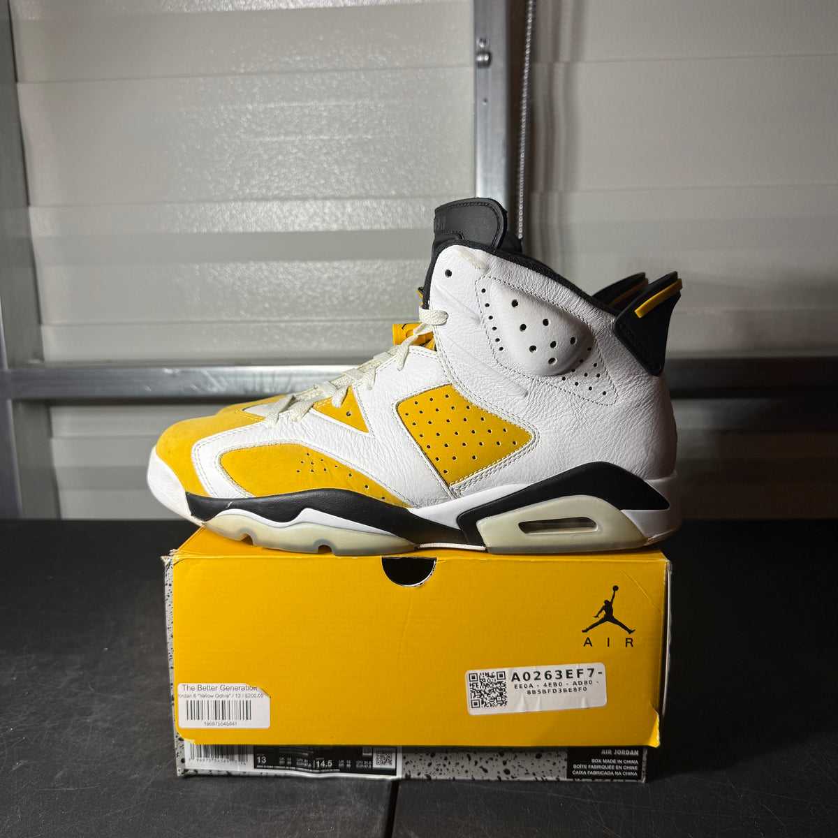 Size 13 - AJ 6 Yellow Ochre