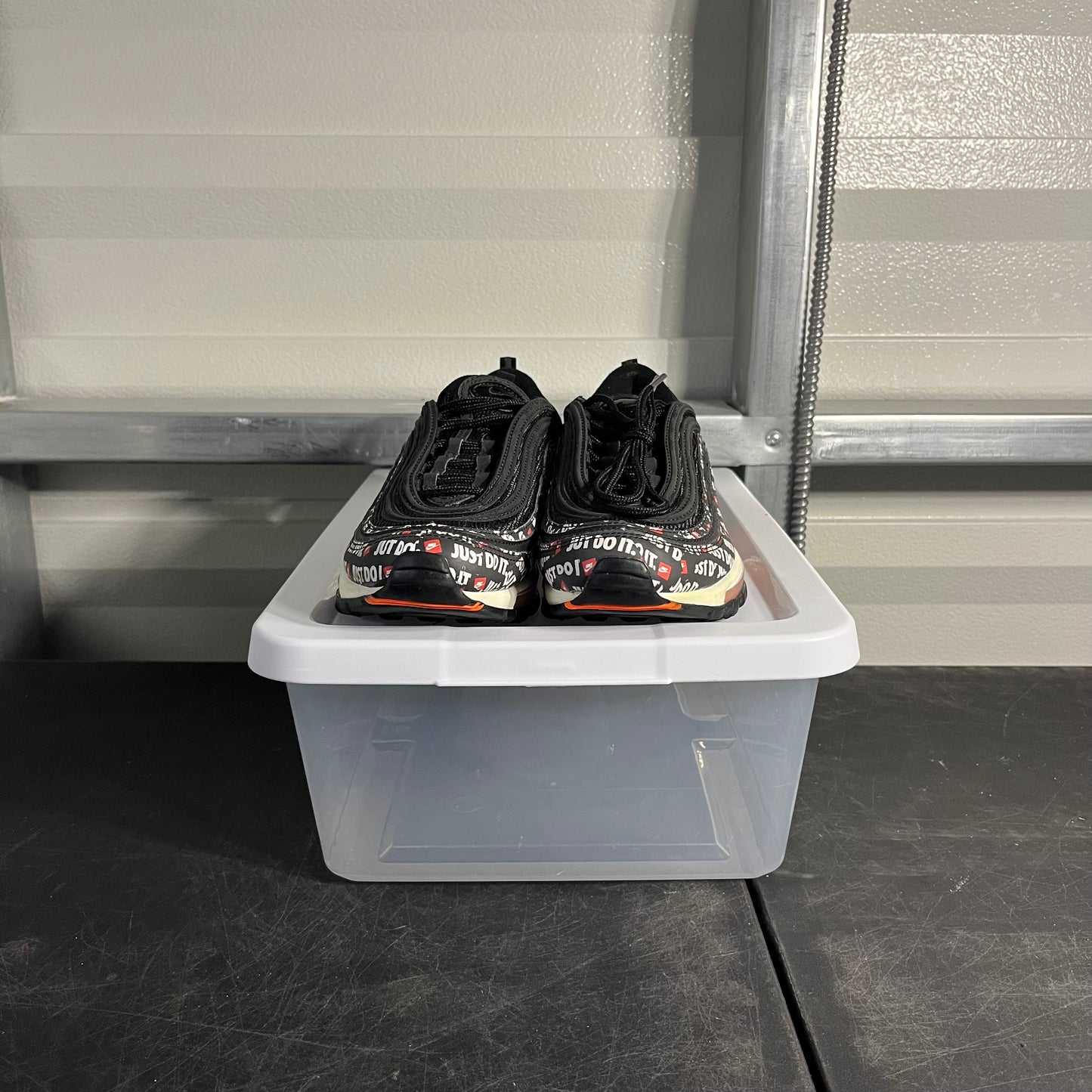Size 6Y - Air Max Black Just Do it
