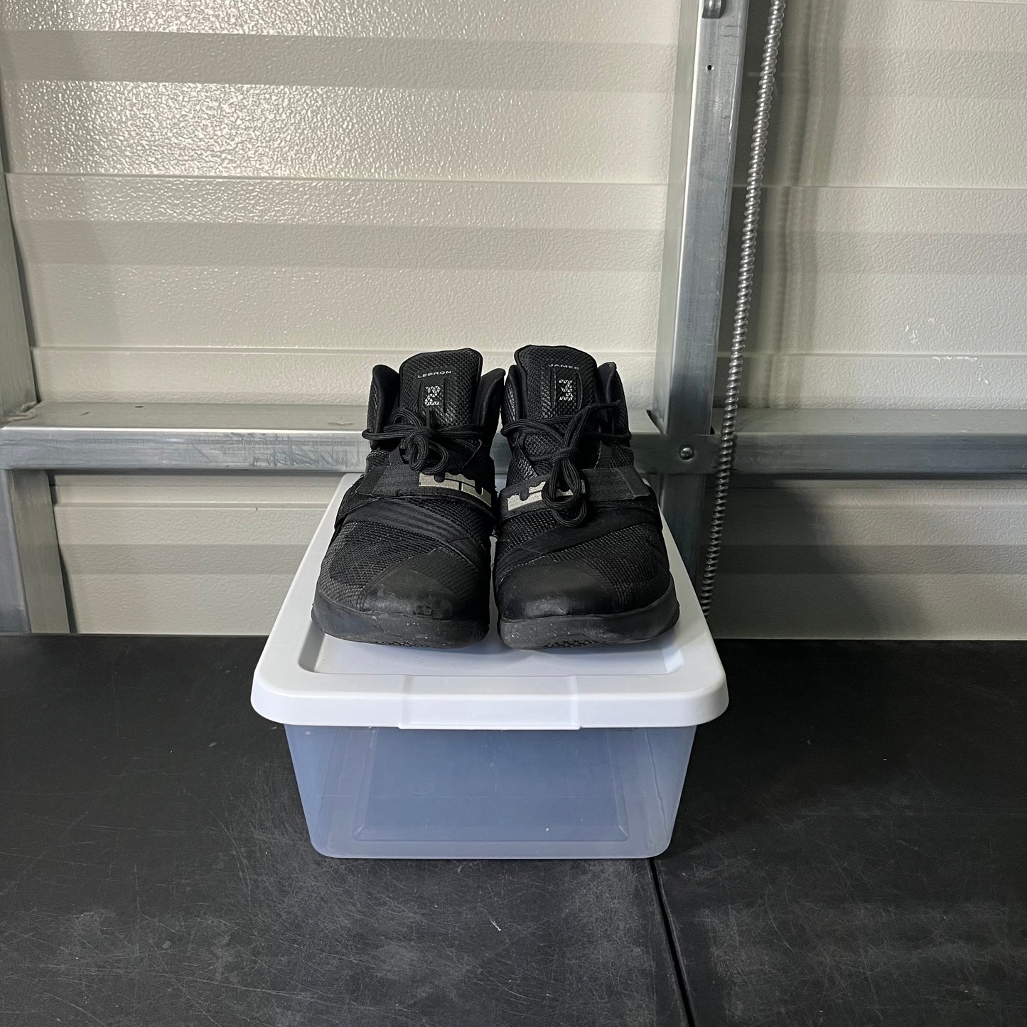 Size 10.5 - Nike LeBron Soldier Black