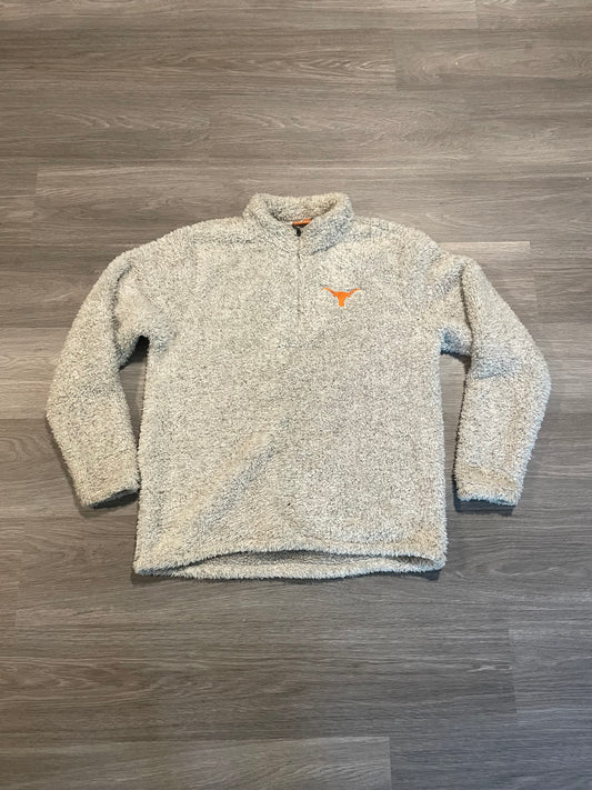Size Large - Texas Longhorns Half Zip Jacket Mens