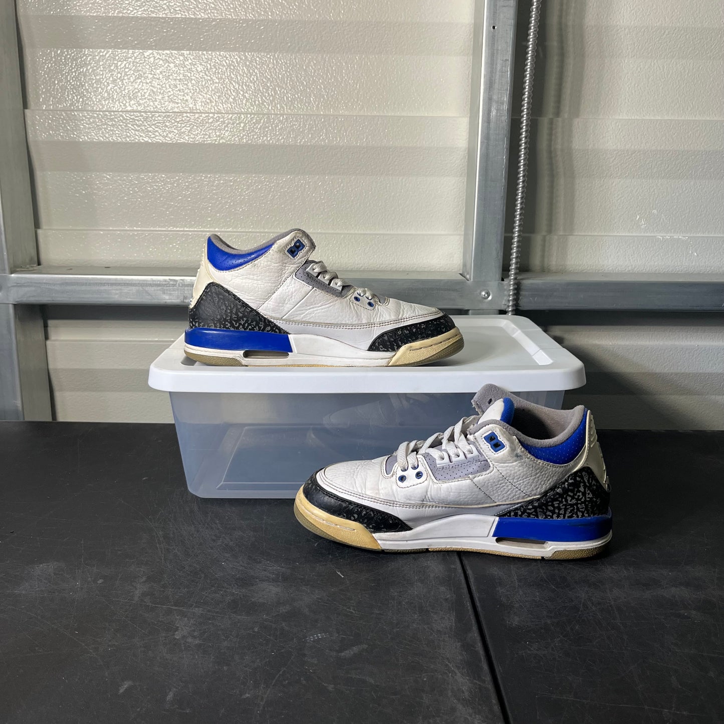 Size 7Y - AJ 3 Racer Blue