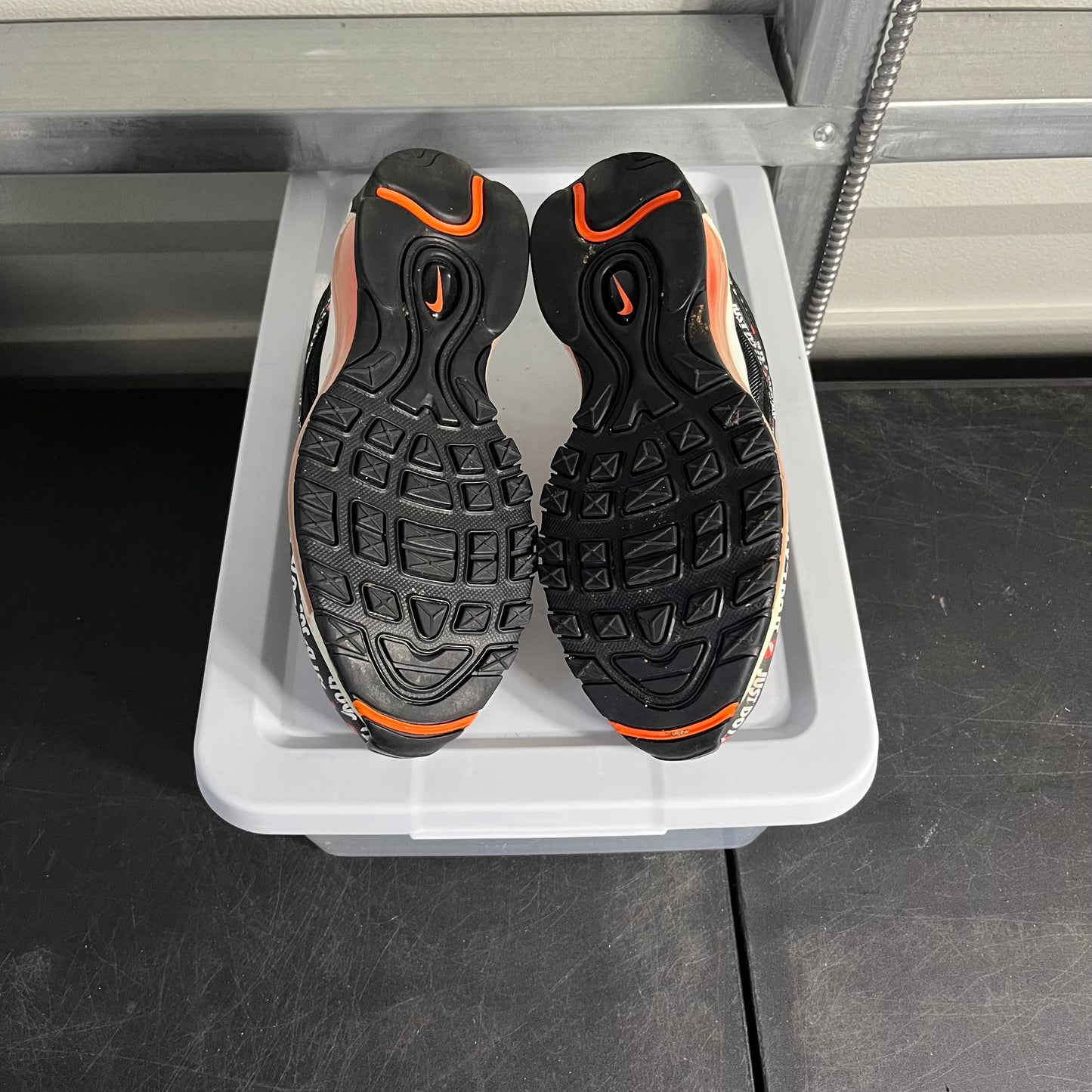 Size 6Y - Air Max Black Just Do it